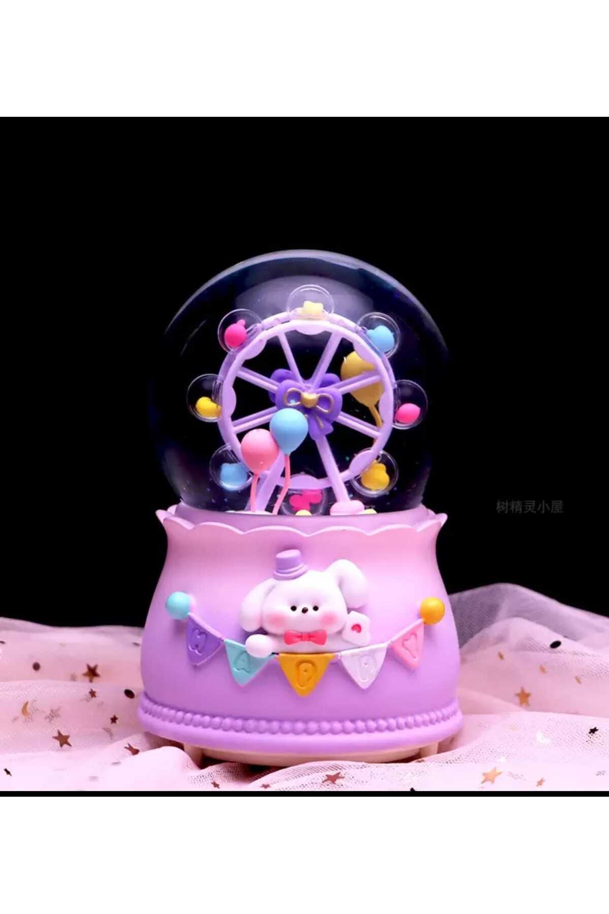 گوی برفی SNOW GLOBE با سایز بزرگ طرح ویژه اسپری MR LIGHT و MUSIC یک هدیه عالی از ترکیه mr shopping