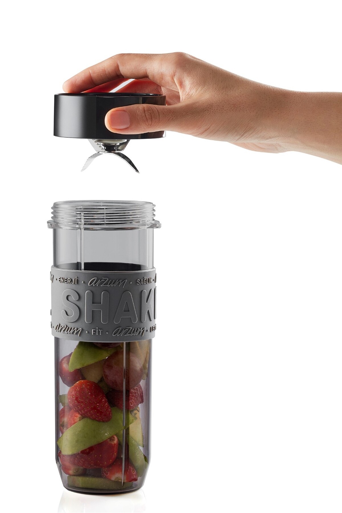 مخلوط کن شخصی اسموتی SHAKE'N TAKE DREAM 500W 570ML و بطری مشکی 400ML AR1148 اورجینال Arzum