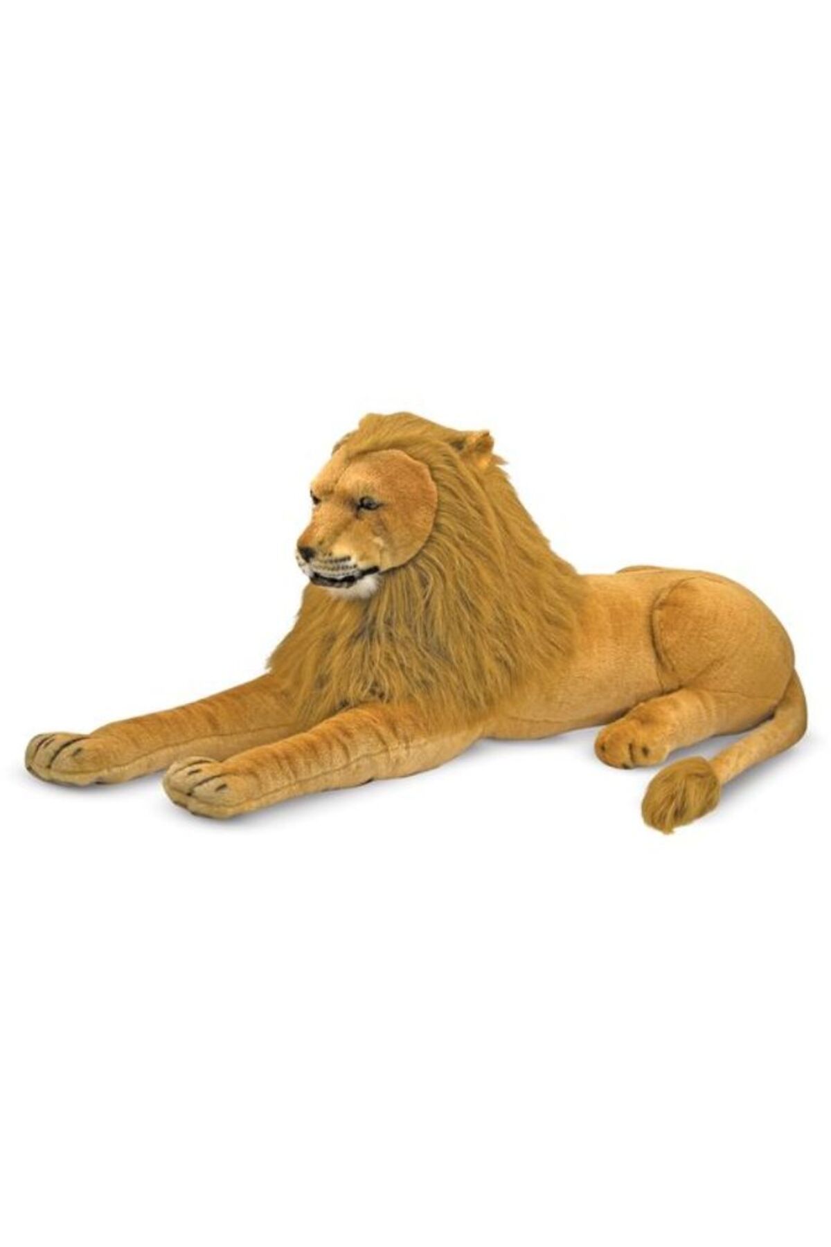 اسباب بازی های پشمی مخمل خواب غول پیکر شیر Melissa & Doug