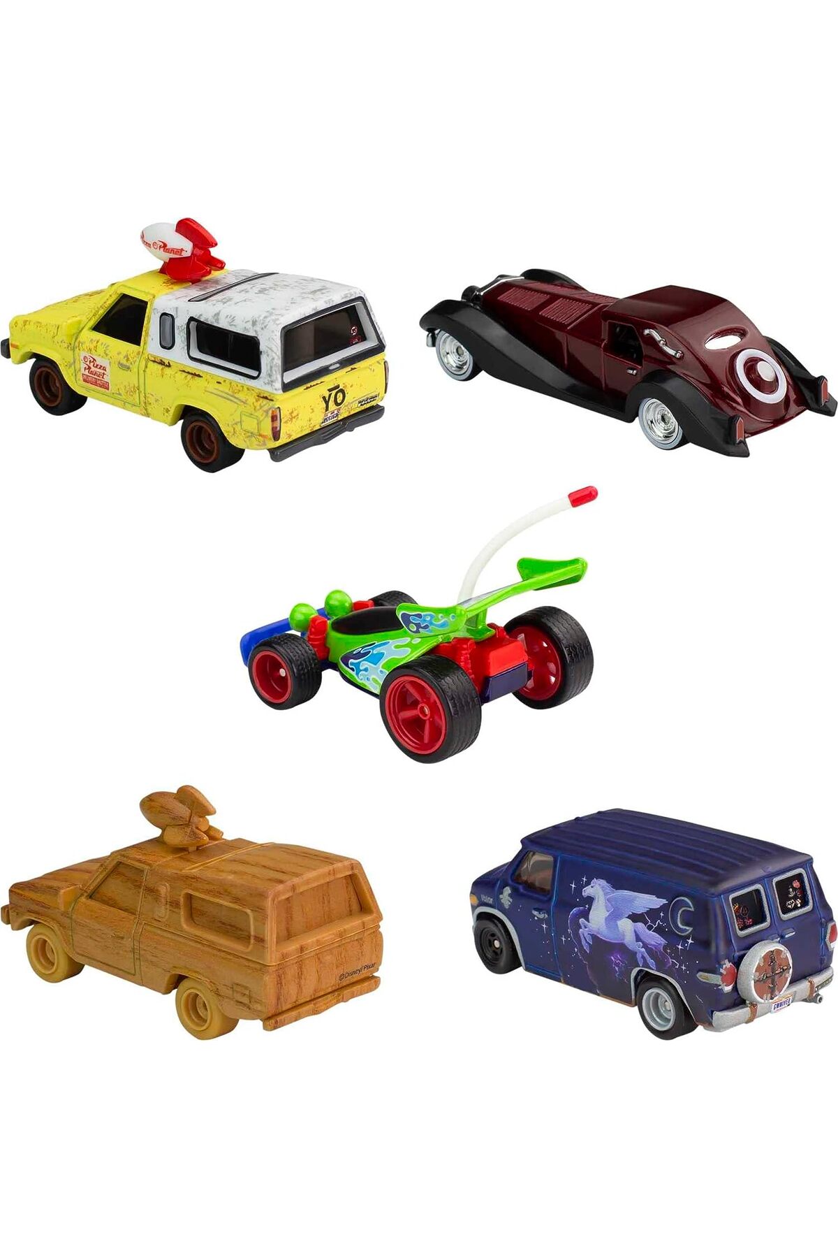 ماشین اسباب بازی بسته نرم افزاری 100 ممتاز دیزنی هات ویلز اورجینال HOT WHEELS