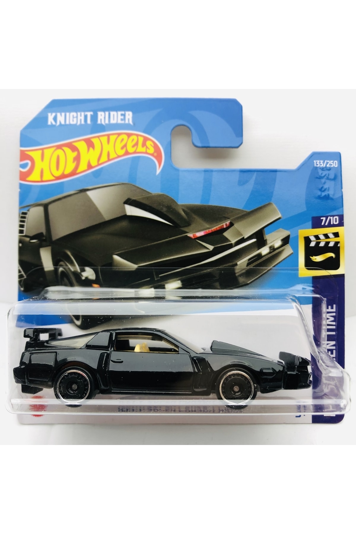 ماشین اسباب بازی SUPER PURSUIT MODE KITT BLACK 1:64 SCALE HOTWHEELS BRAND 7 10 HOT WHEELS