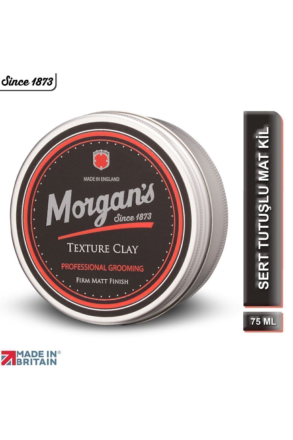 کرم و واکس حالت دهنده مو خاک رس بافت مورگان – که بافتی مات به موهای خشک می دهد 75 میل Morgan's Pomade