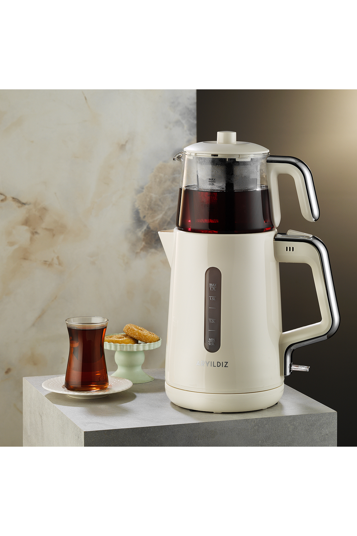 چای ساز کرم دستگاه پرفکت اورجینال Aryıldız