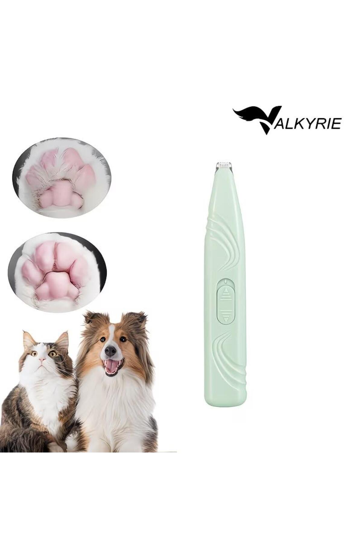 ماشین اصلاح موی پنجه و نواحی حساس حیوانات والکری Valkyrie M1 سبز با تیغه سرامیکی و فولادی