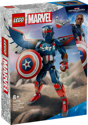 فیگور ساختنی کاپیتان آمریکا لگو LEGO مارول Marvel مدل 76296، ۳۵۹ قطعه، ارتفاع ۲۸ سانتی‌متر