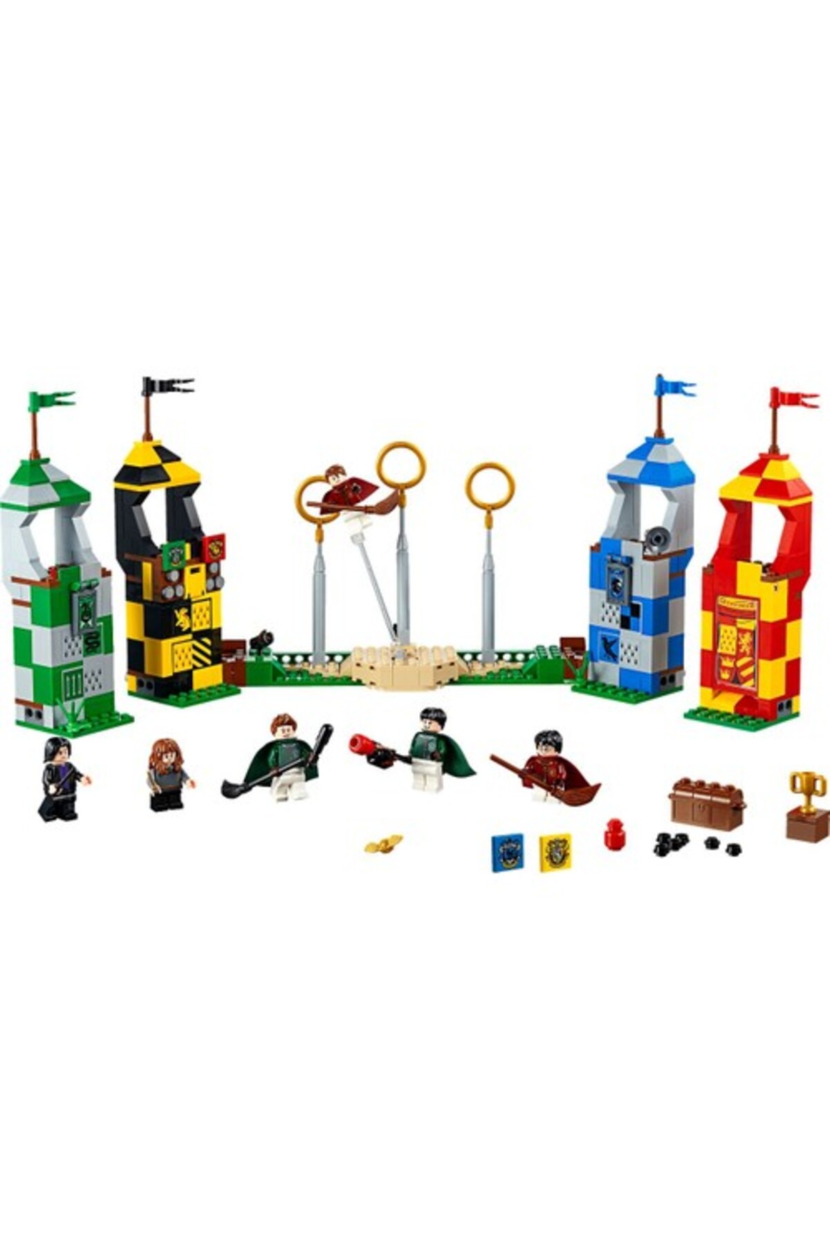 لگو و اسباب بازی های ساخت محور مسابقه کوییدیچ هری پاتر 75956 اورجینال LEGO