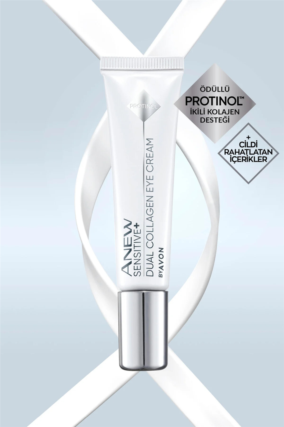 Avon کرم چشم دوبل کلاژن حساسیت افزار آنیو برای پوست حساس 15 میلی لیتر