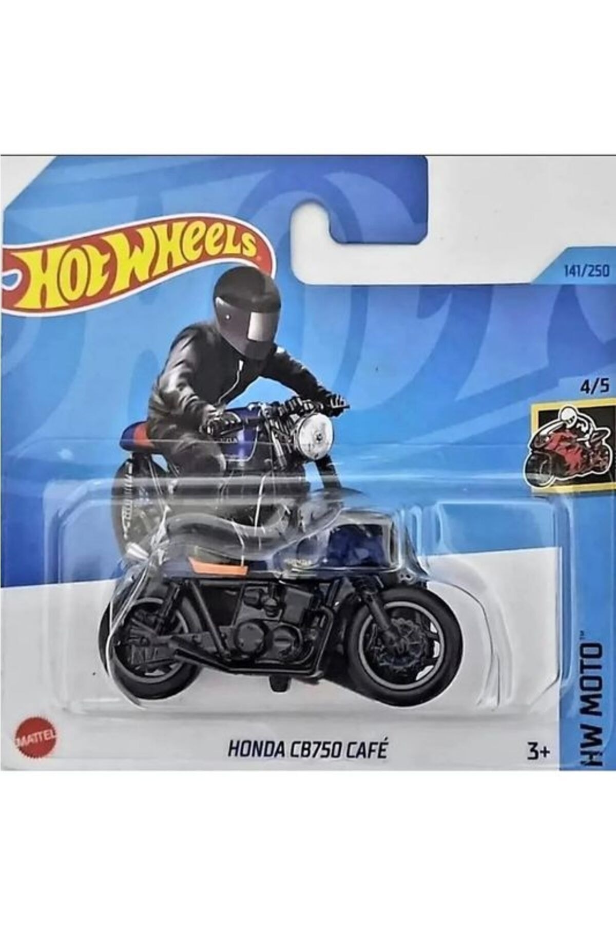 ماشین اسباب بازی HW SINGLE CARS HONDA CB750 CAFE HKG49 هات ویلز اورجینال HOT WHEELS