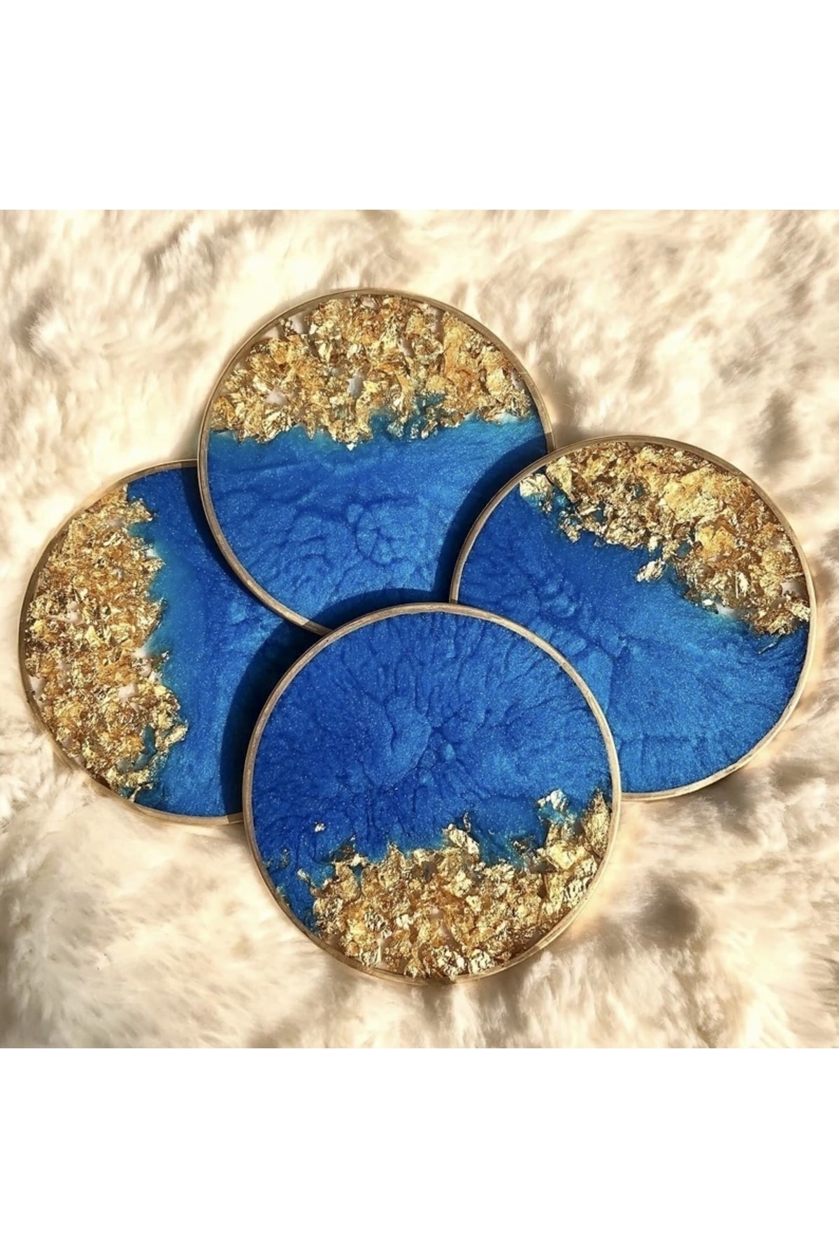 فیگور قالب سیلیکونی زیر لیوانی رزین اپوکسی گرد 7.5 سانتی متری از ترکیه cnk craft shop