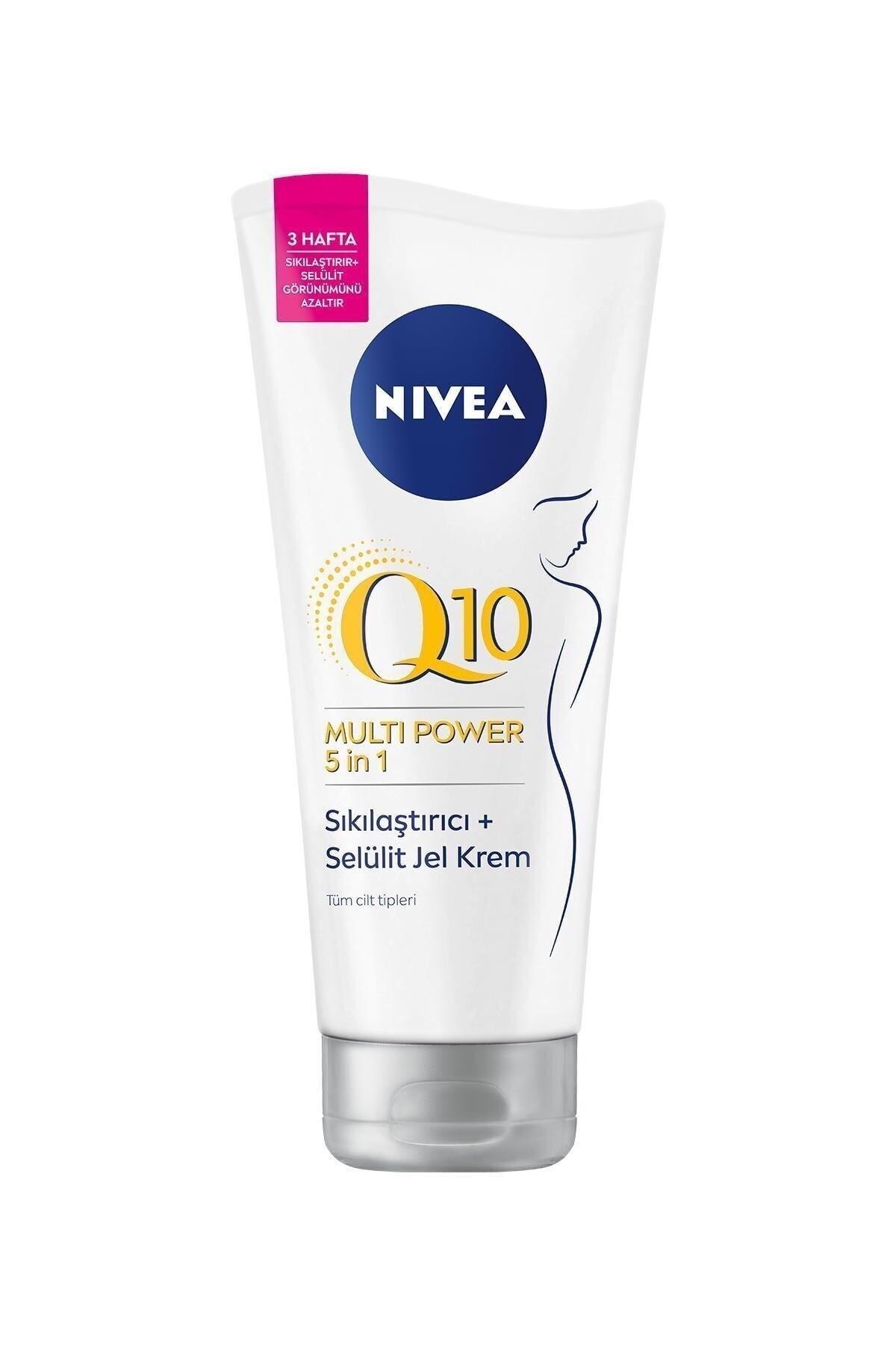 NIVEA ژل کرم ضد سلولیت فرم‌کننده Q10 200 میلی‌لیتر، لوسیون بدن فرم‌کننده در 3 هفته