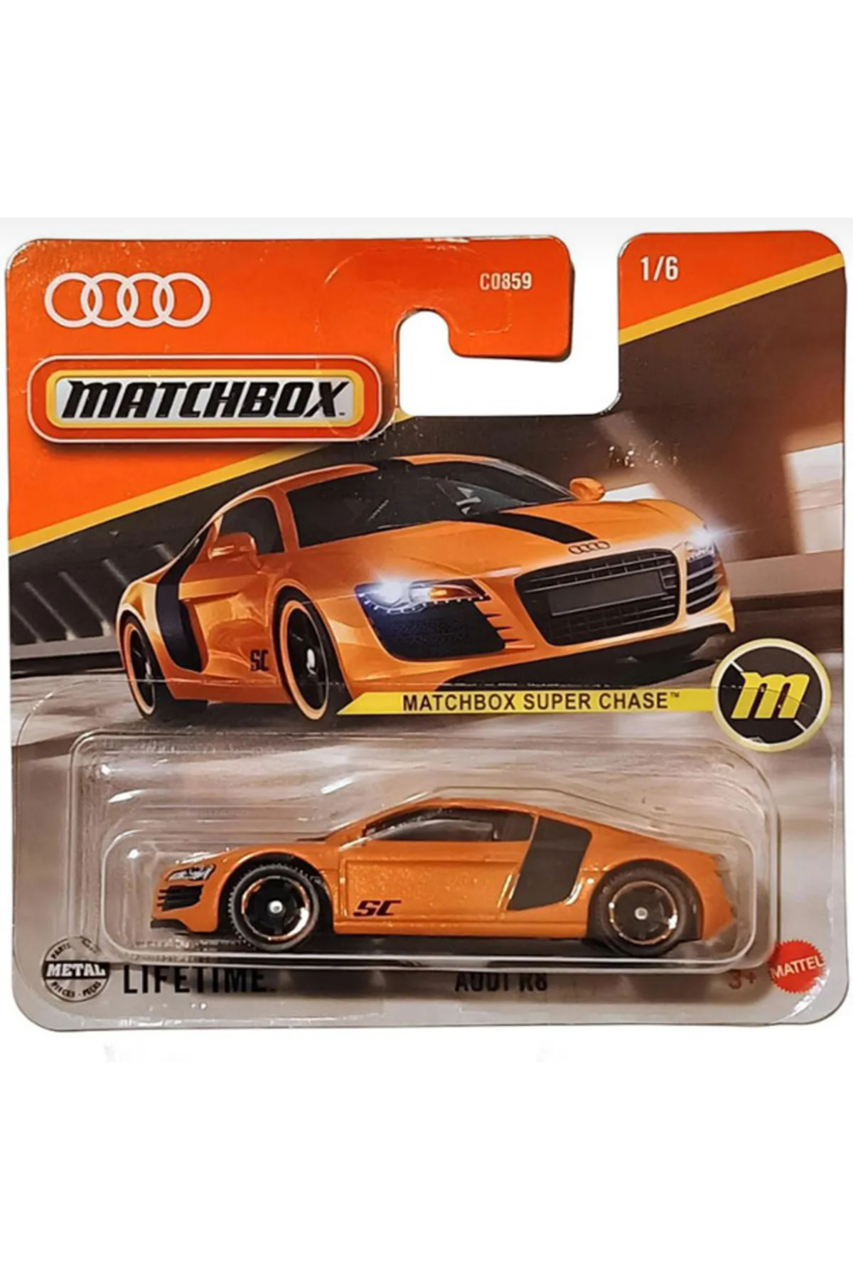 ماشین اسباب بازی MATCHBOX AUDI R8 1 64 SUPER CASE STH هات ویلز اورجینال HOT WHEELS
