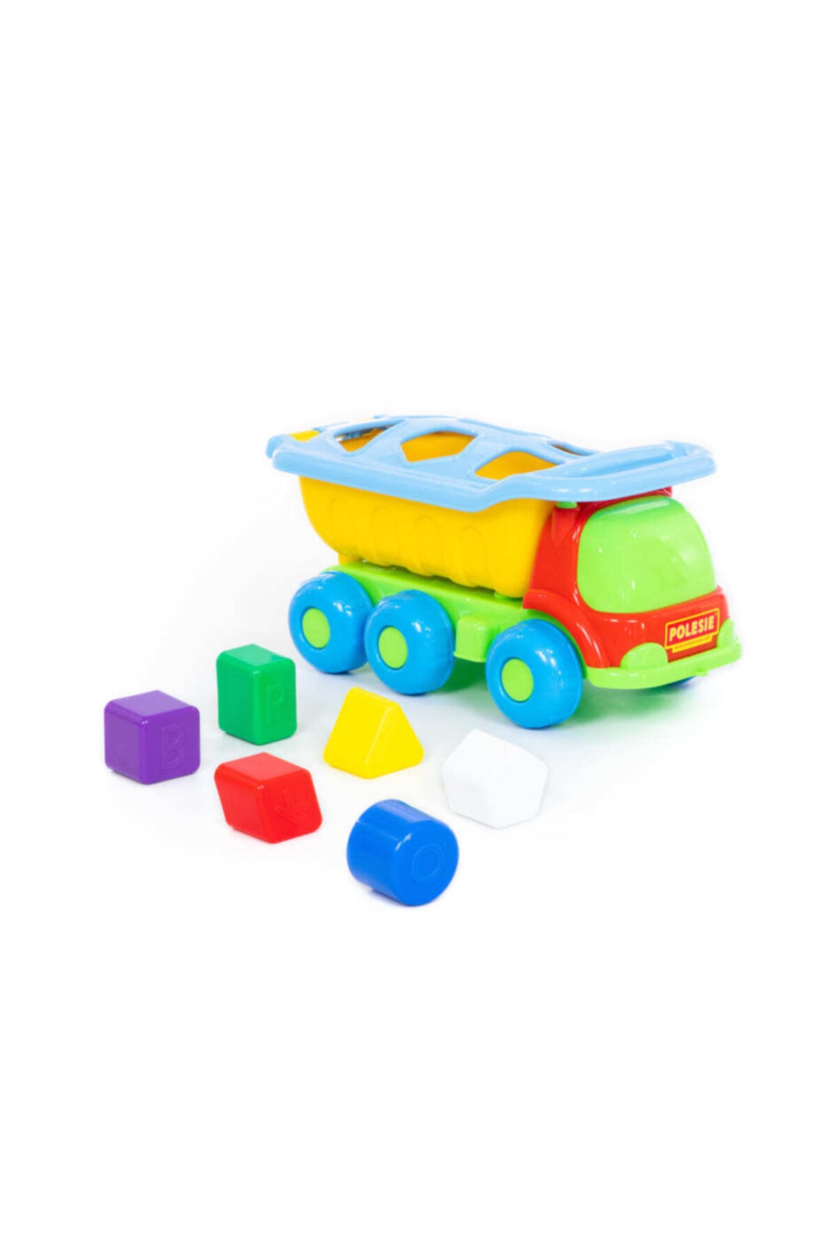 ماشین اسباب بازی وانت آموزشی POLESIE TOY 46529 BULTAK با توری 6 تکه 30 سانتی متر Marka