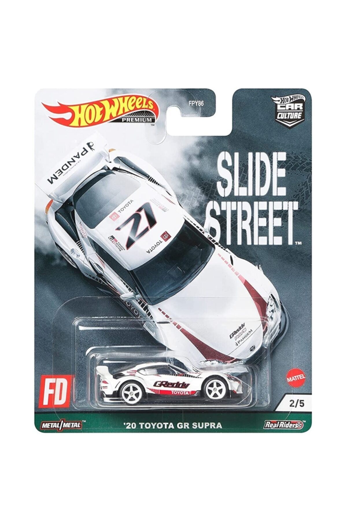 ماشین اسباب بازی FPY86 CAR CURTURE PREMIUM CARS '20 TOYOTA GR SUPRA هات ویلز اورجینال HOT WHEELS