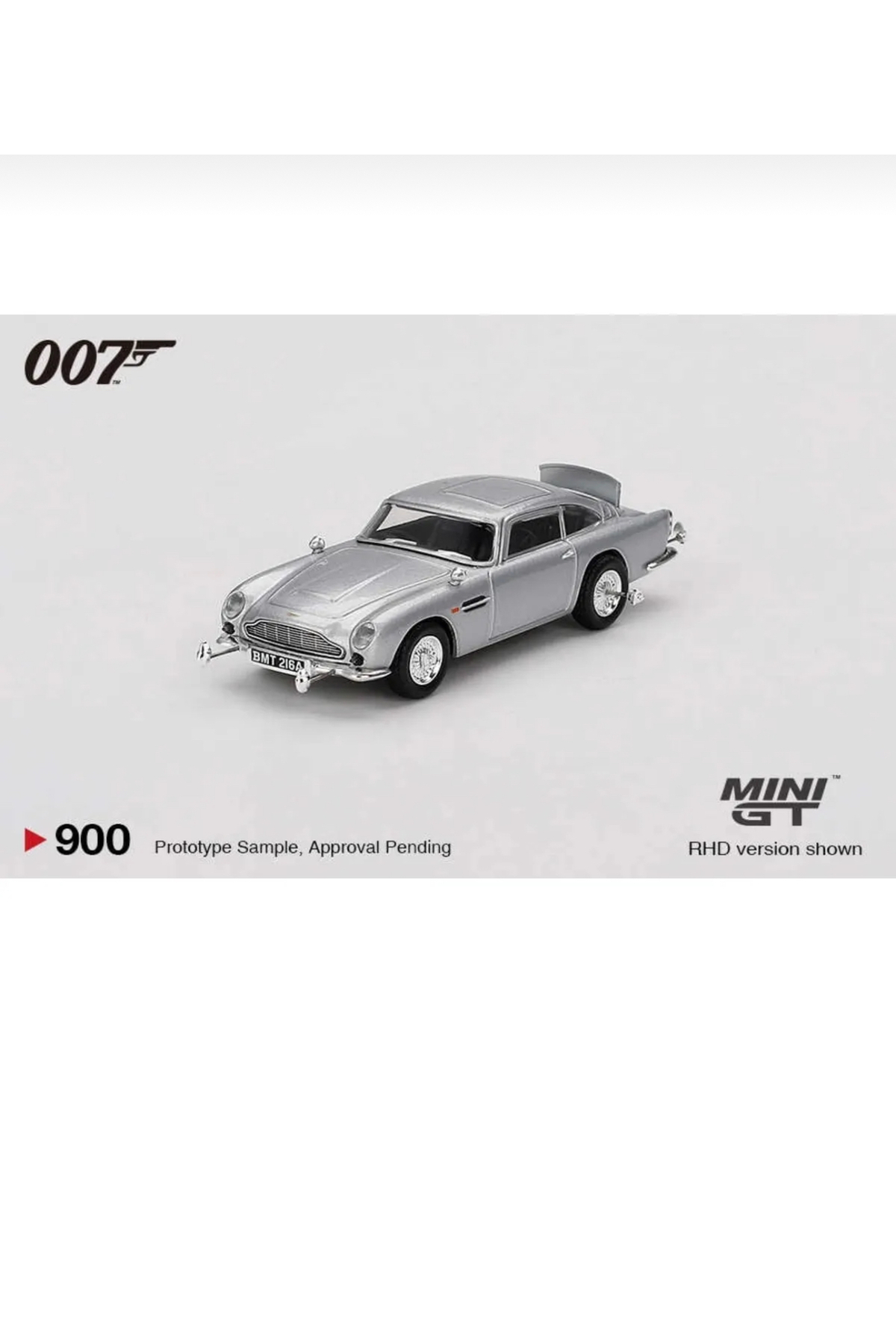 مدل خودرو جیمز باند انگشت طلایی 1:64 آستون مارتین DB5 DIECAST ماشین اورجینال mini gt