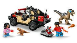 مجموعه ساختنی لگو LEGO ژوراسیک ورلد Jurassic World مدل 76972، فرار رپتور، ۲۸۵ قطعه