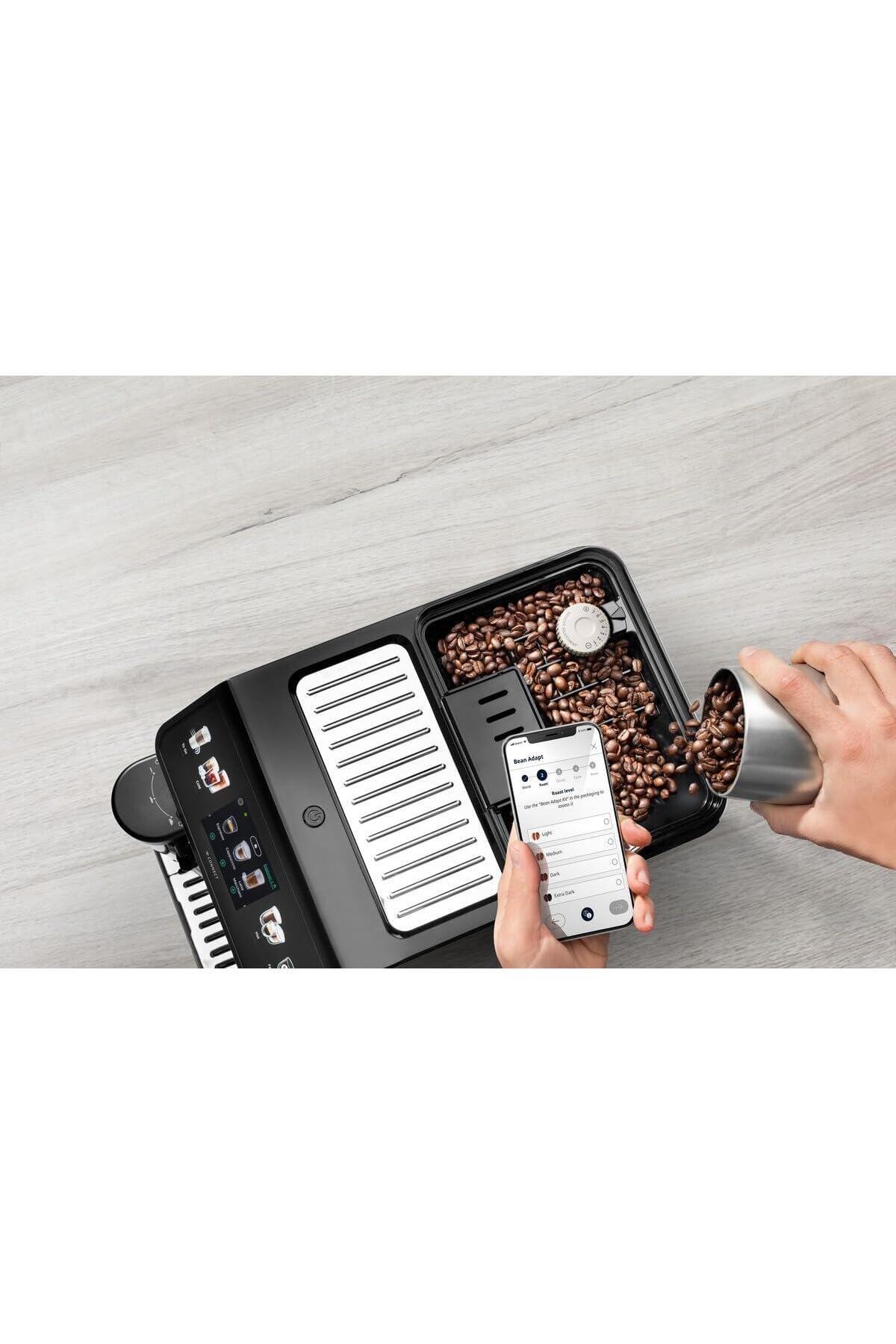 دستگاه اسپرسو و کاپوچینو قهوه ساز اتوماتیک DE'LONGHI ELETTA COLD BREW با فناوری گرم سرد LATTECREMA اورجینال Delonghi