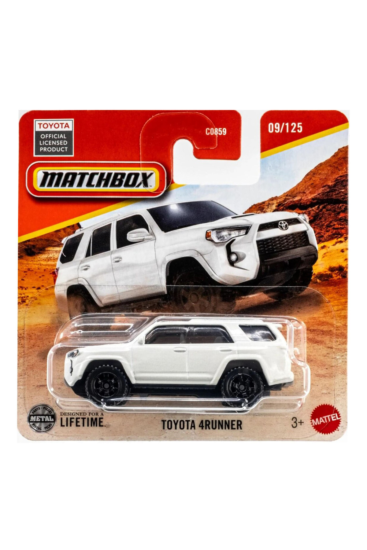 ماشین اسباب بازی جعبه کبریت TOYOTA 4RUNNER WHITE 1 64 2025 CASE از ترکیه HOT WHEELS