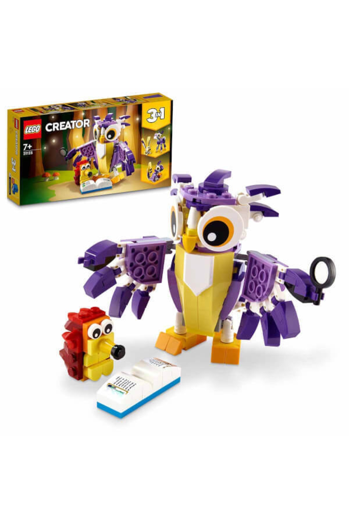 لگو و اسباب بازی های ساخت محور CREATOR 3 IN 1 FANTASY FOREST CREATURES 31125 اورجینال LEGO