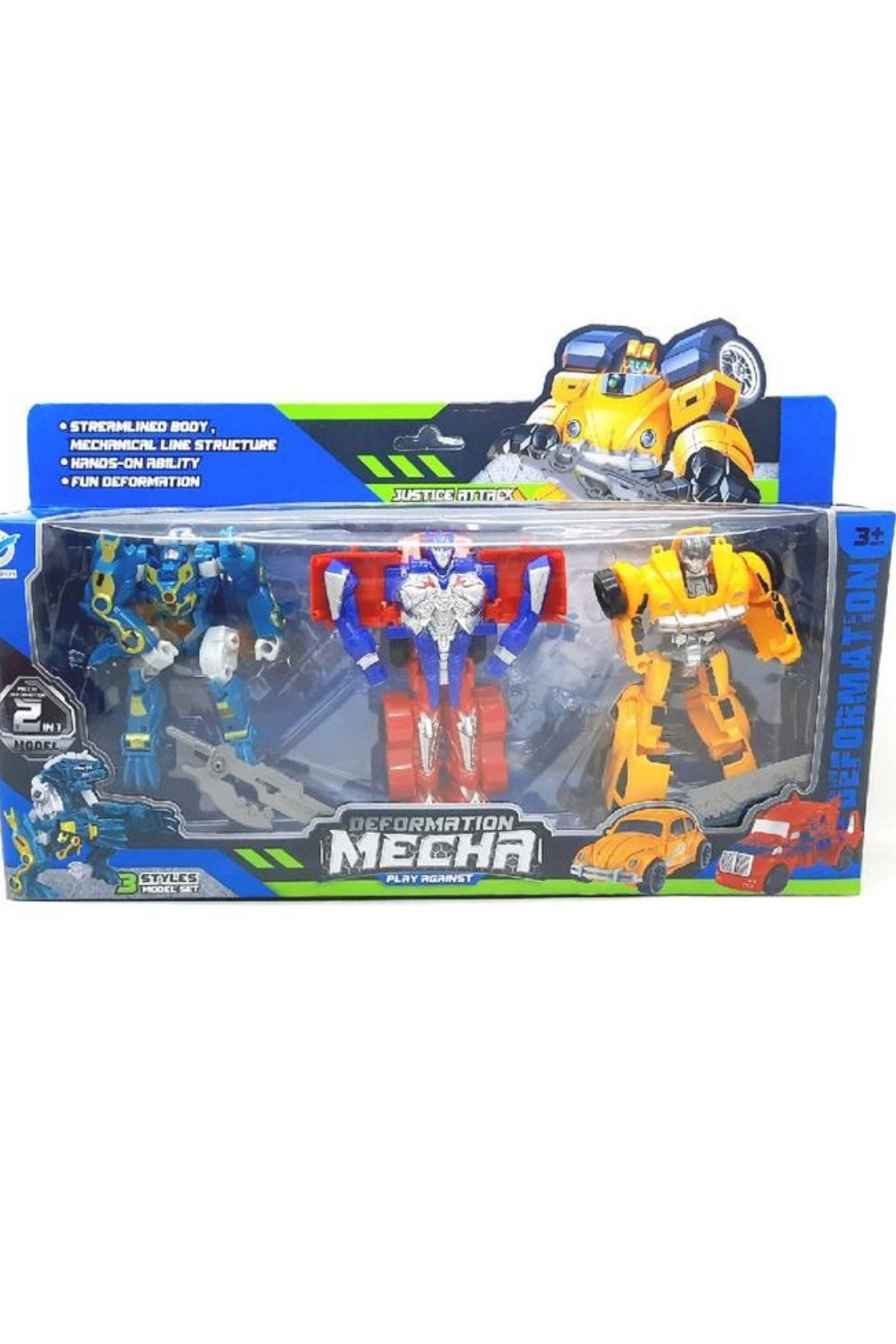اسباب بازی های فیگور دیگر ست ربات قابل تبدیل 3 تکه فیگورها از ماشین به OPTIMUS BUMBLEBEE LRS STORE