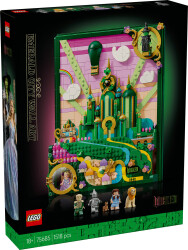 تابلو دیواری ساختنی شهر زمرد ویکد لگو LEGO مدل 75685، ۱۵۱۸ قطعه، مناسب بزرگسالان