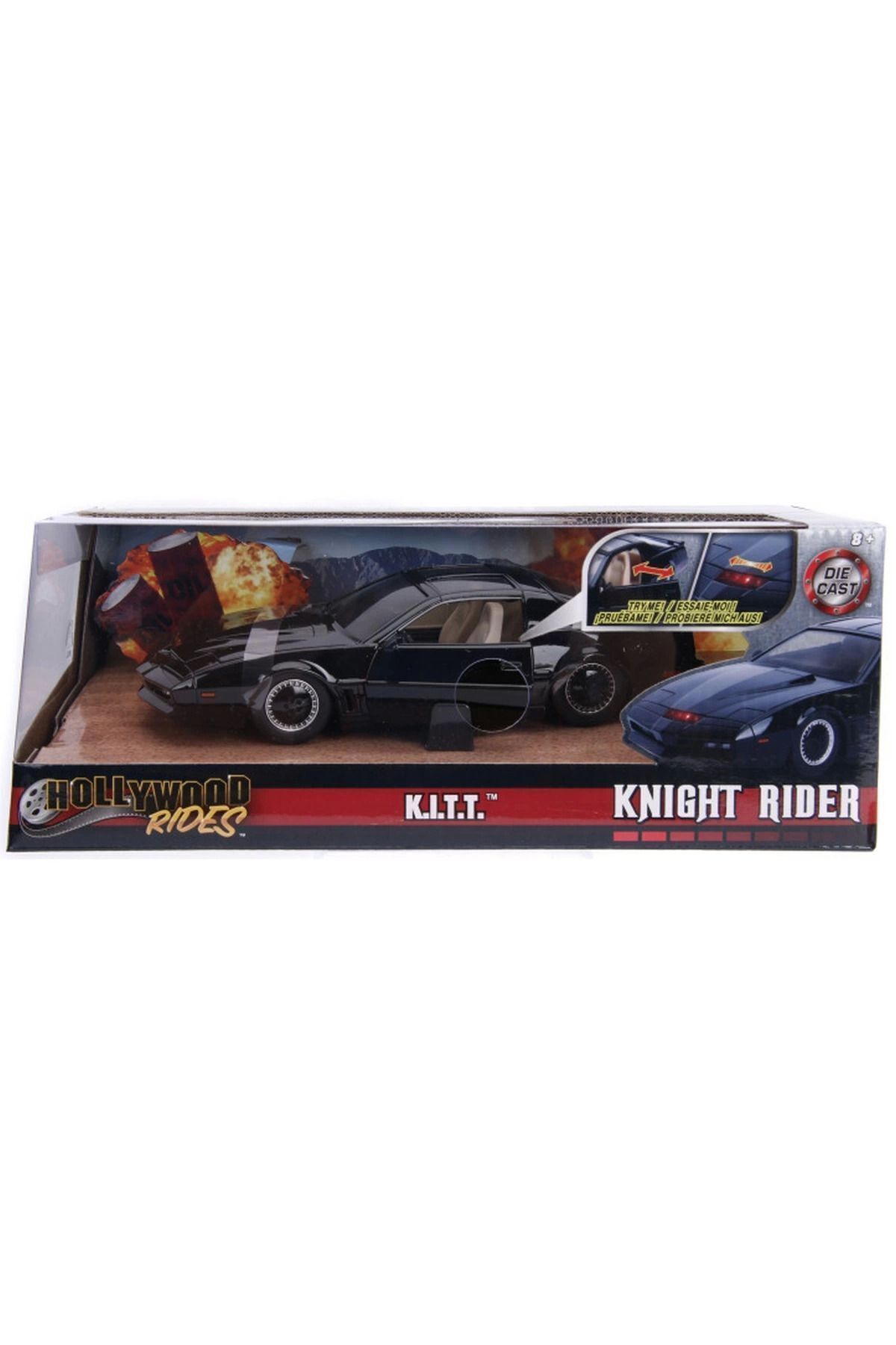 مدل خودرو ماشین افسانه ای مشکی LIGHTNING KNIGHT RIDER 1982 پونتیاک در مقیاس 1:24 اورجینال TOYFEST