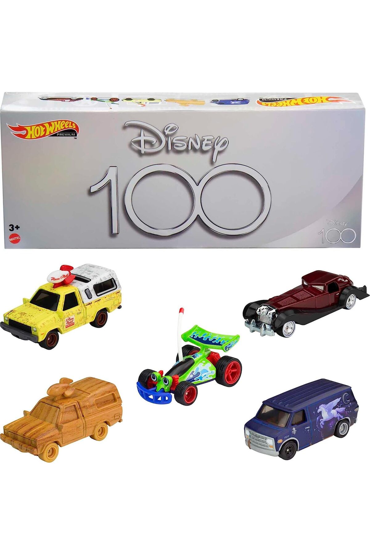 ماشین اسباب بازی بسته نرم افزاری 100 ممتاز دیزنی هات ویلز اورجینال HOT WHEELS