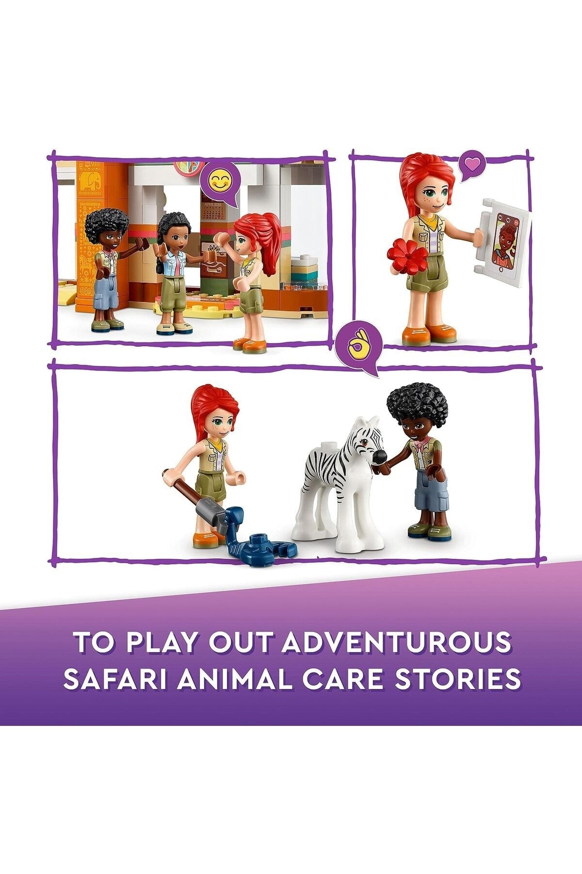 لگو ® دوستان مرکز بازیابی حیوانات وحشی میا 41717 7 سال بالاتر برای 3 حیوان اورجینال LEGO