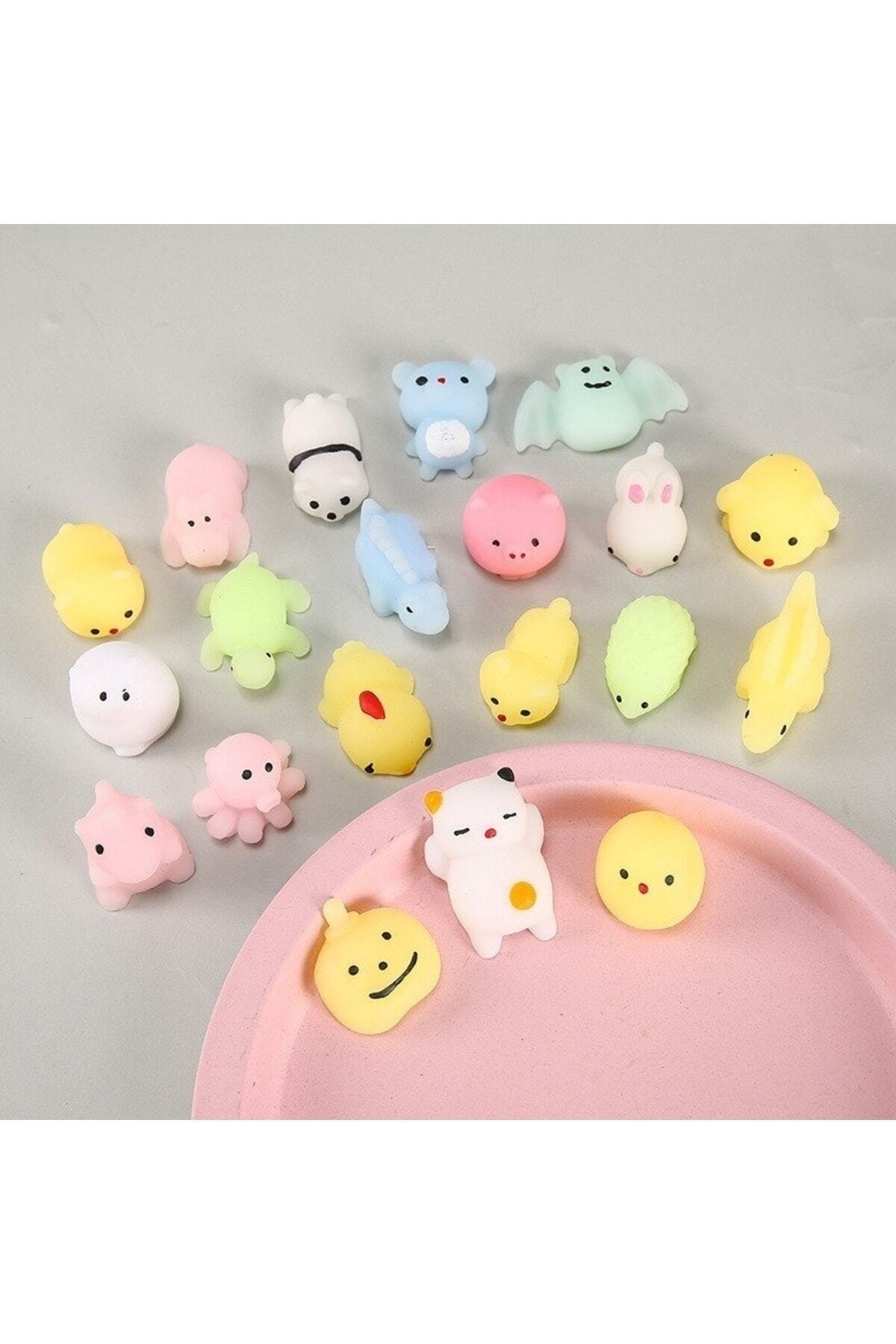 اسباب بازی های فیگور دیگر 10 عدد SQUISHY SOFT STRESS کودکانه هدایای خنده دار توپ سوکوشی حیوانات Bluoklight