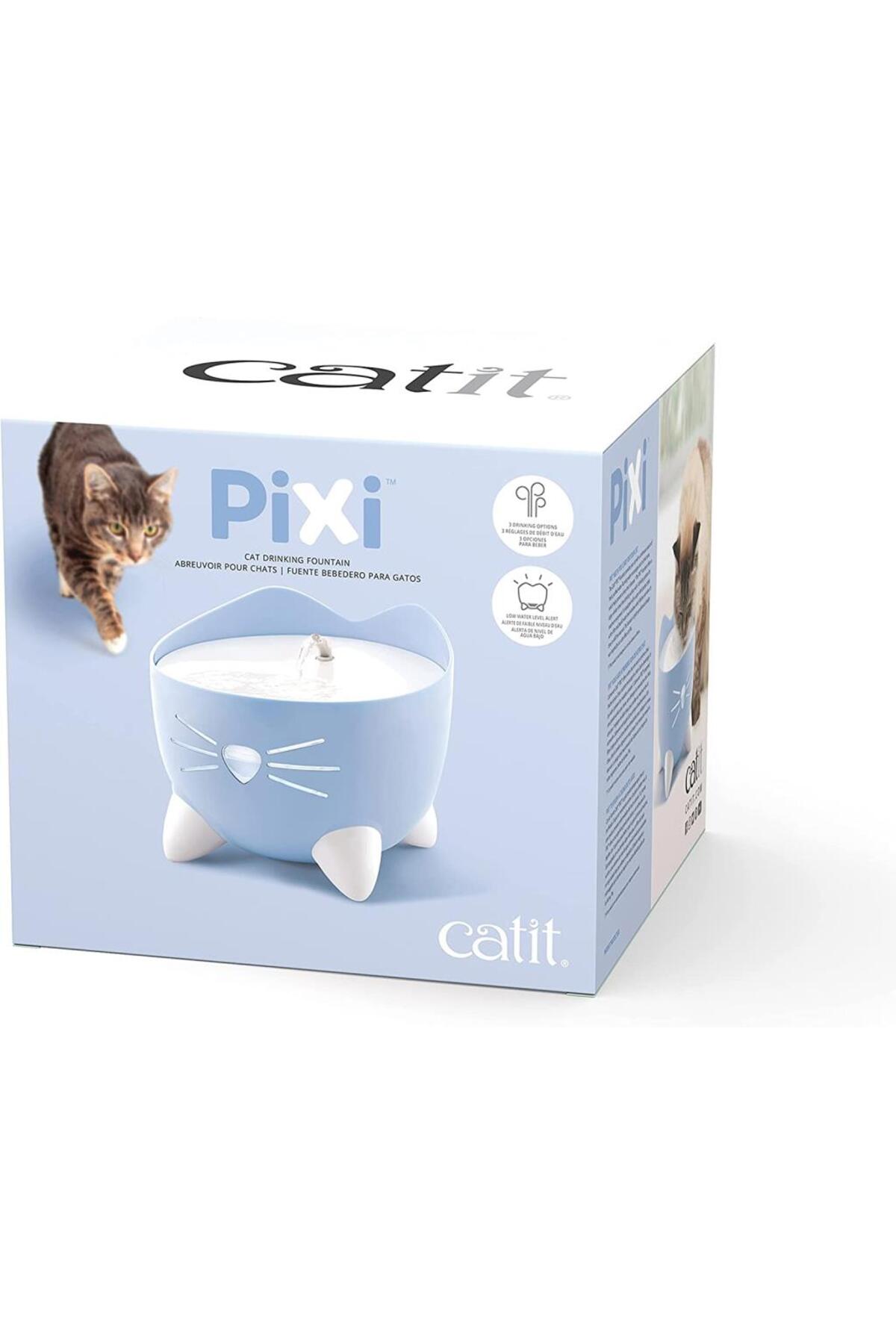 آبخوری فواره‌ای گربه کاتیت Catit Hagen Pixi، آبی، ظرفیت ۲ لیتر، مدل 700-43717