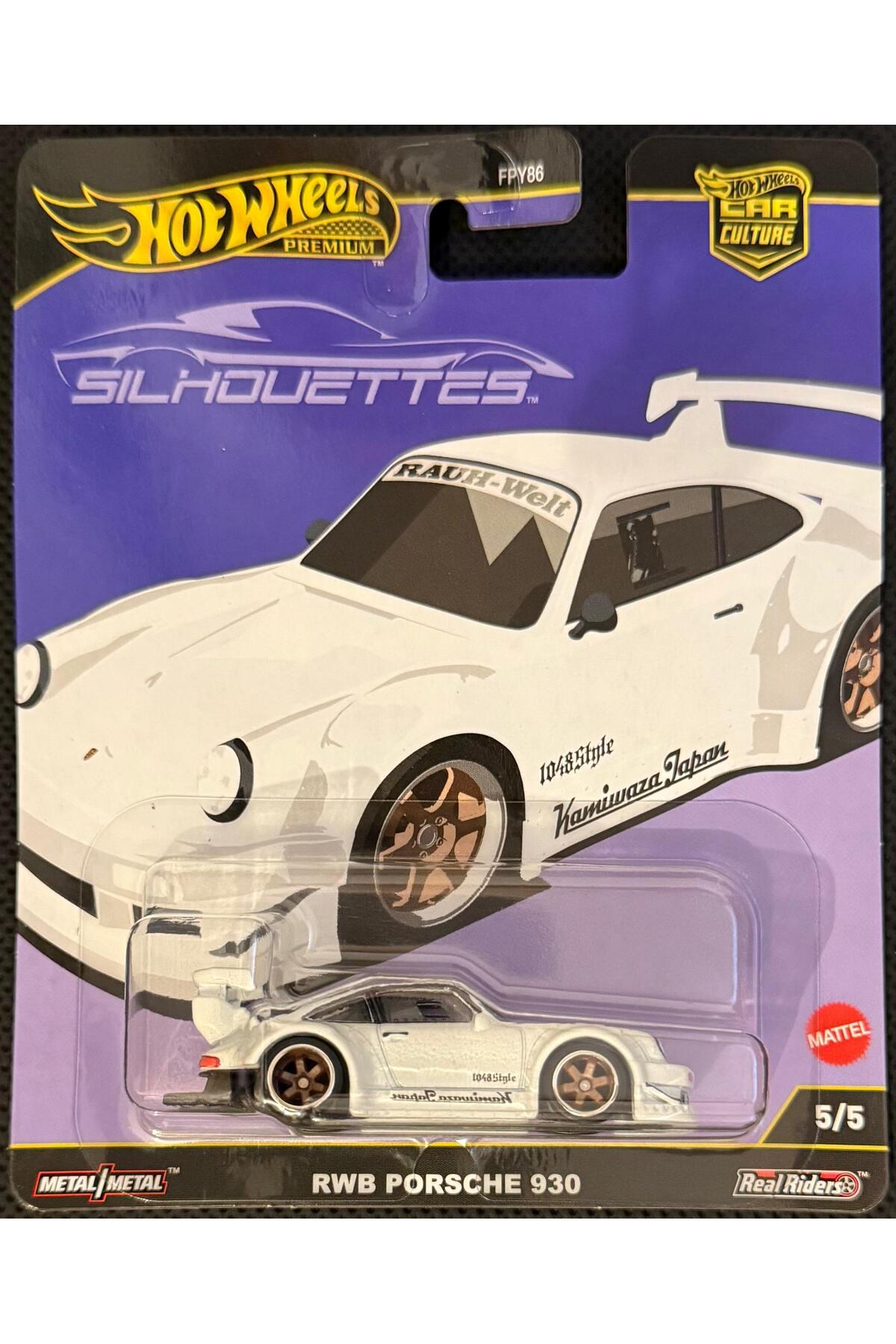 ماشین اسباب بازی SILHOUETTES CURLETURE PREMIUM RWB PORSCHE 930 JBK58 هات ویلز اورجینال HOT WHEELS