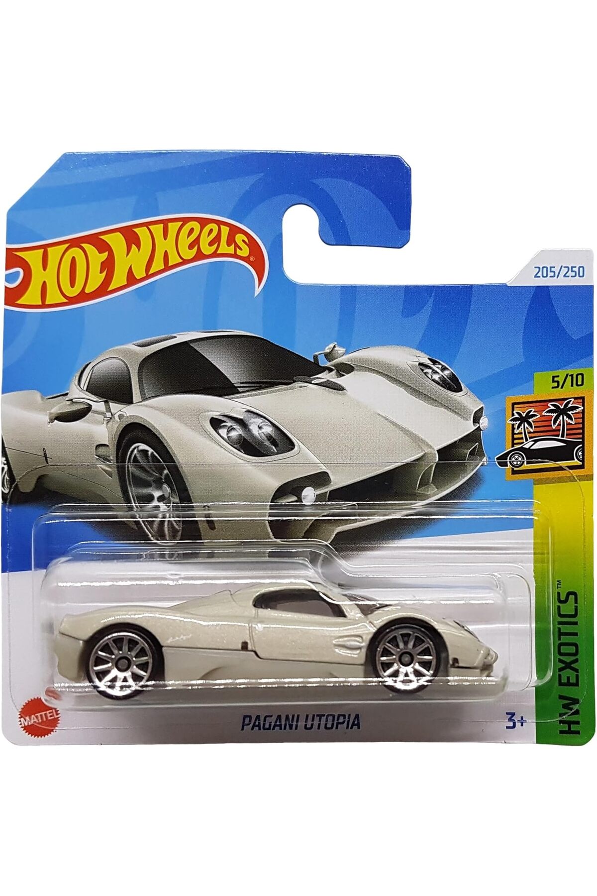 ماشین اسباب بازی PAGANI UTOPIA HW EXOTICS 5 10 HRY83 SHORT KART SUPER SPORTS CAR 2024 از ترکیه HOT WHEELS