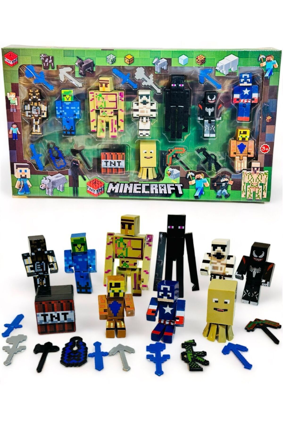 اسباب بازی های فیگور شخصیت لوازم جانبی MINECRAFT XL 20 PIECES TOY HEROES FIGURE MAYKRAFT SCOWETTO