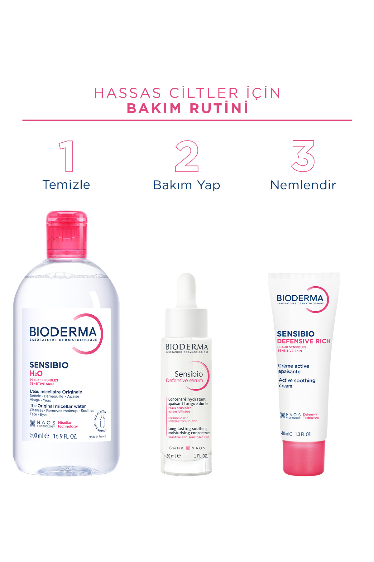 کرم ضد التهاب پوست های حساس مدل Defensive Rich با حجم 40 میل بایودرما Bioderma