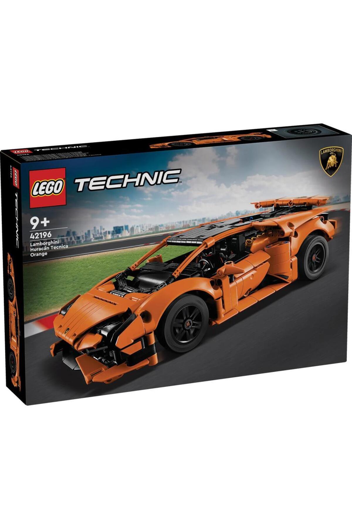 لگو و اسباب بازی های ساخت محور TECHNIC 42196 LAMBORGHINI HURACÁN TECNICA ORANGE اورجینال LEGO