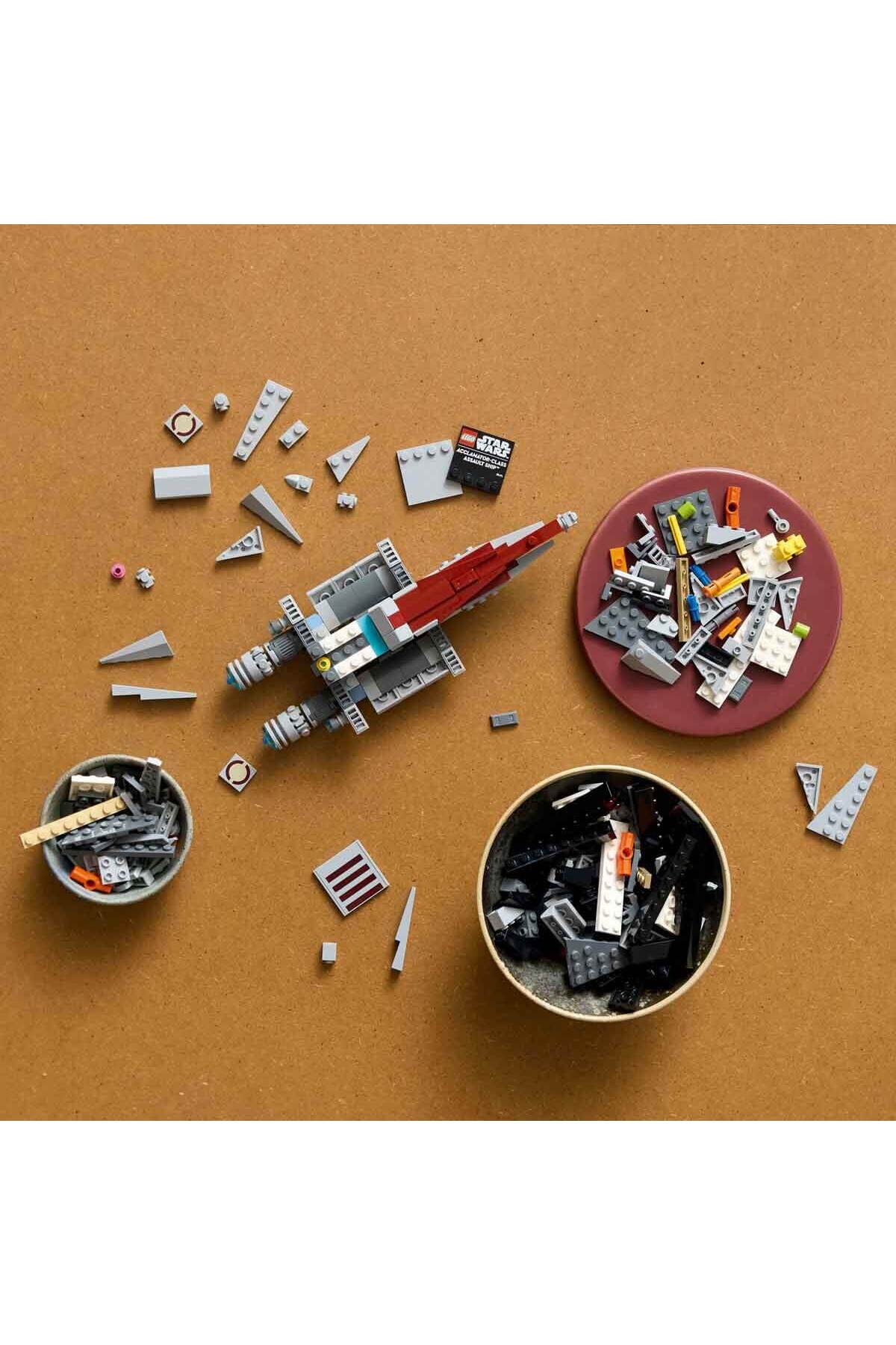 لگو STAR WARS ACCLAMATOR CLASS ATTACK SHIP 75404 COLLEXI برای جنگ ستارگان بزرگسالان اورجینال LEGO