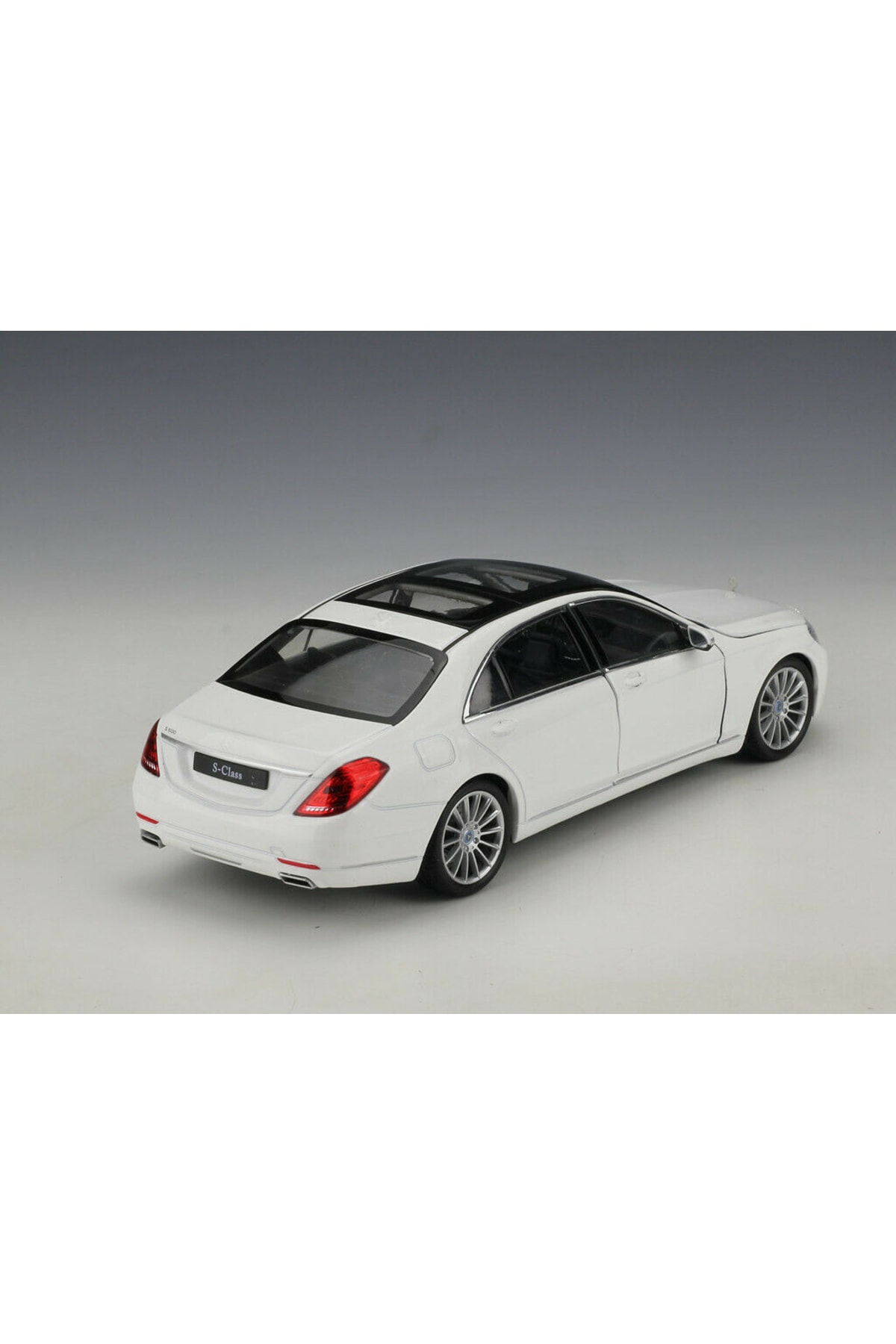 مدل خودرو مرسدس بنز S کلاس سفید 1:24 EXECUTIVE CAR CLASS اورجینال Genel Markalar