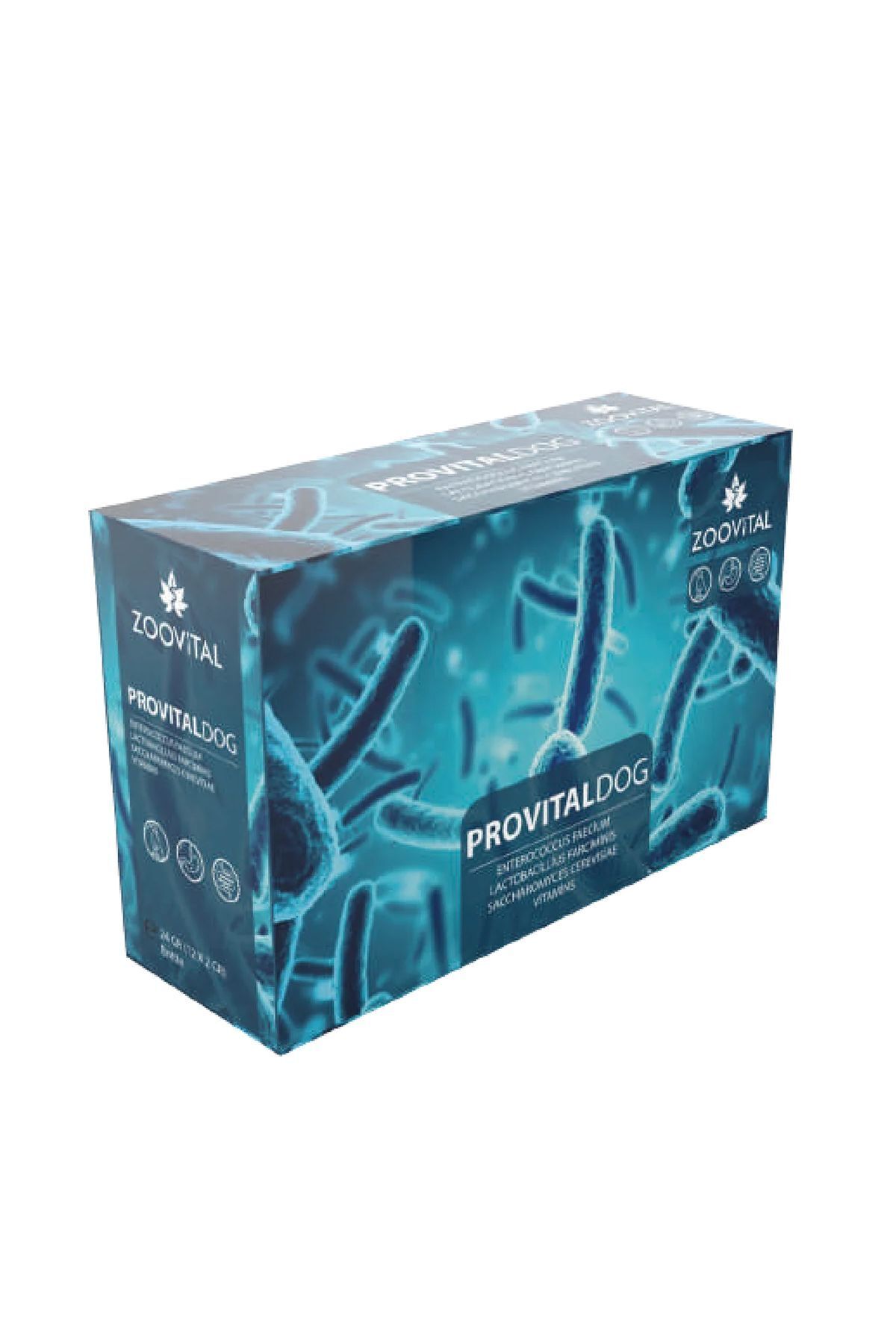 مکمل پری‌بیوتیک و ویتامین سگ زووویتال Zoovital Provital، بسته ۱۲ عددی