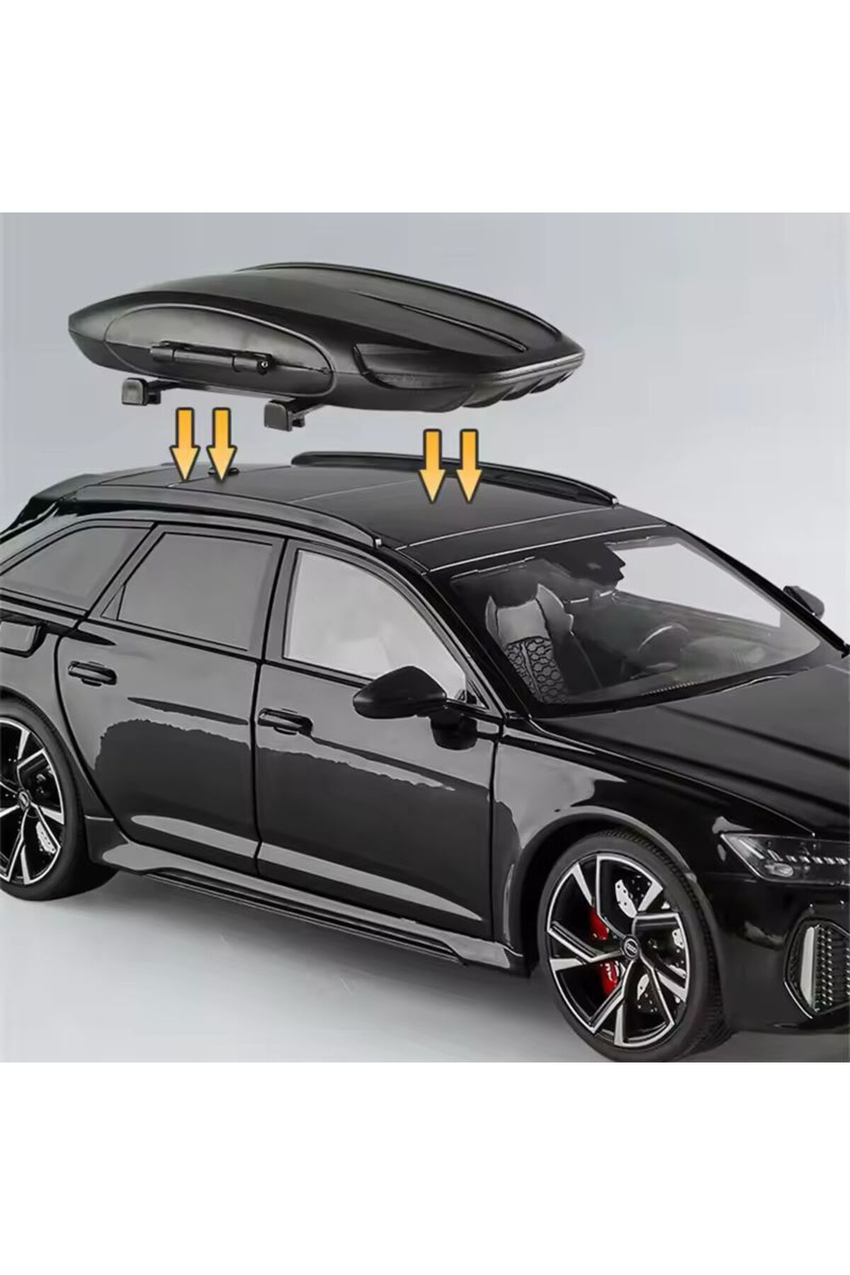 مدل خودرو AUDI RS6 CAR STATION WAGON 1:24 DIECAST METAL MODEL مشکی COLLECTION اورجینال scntoys