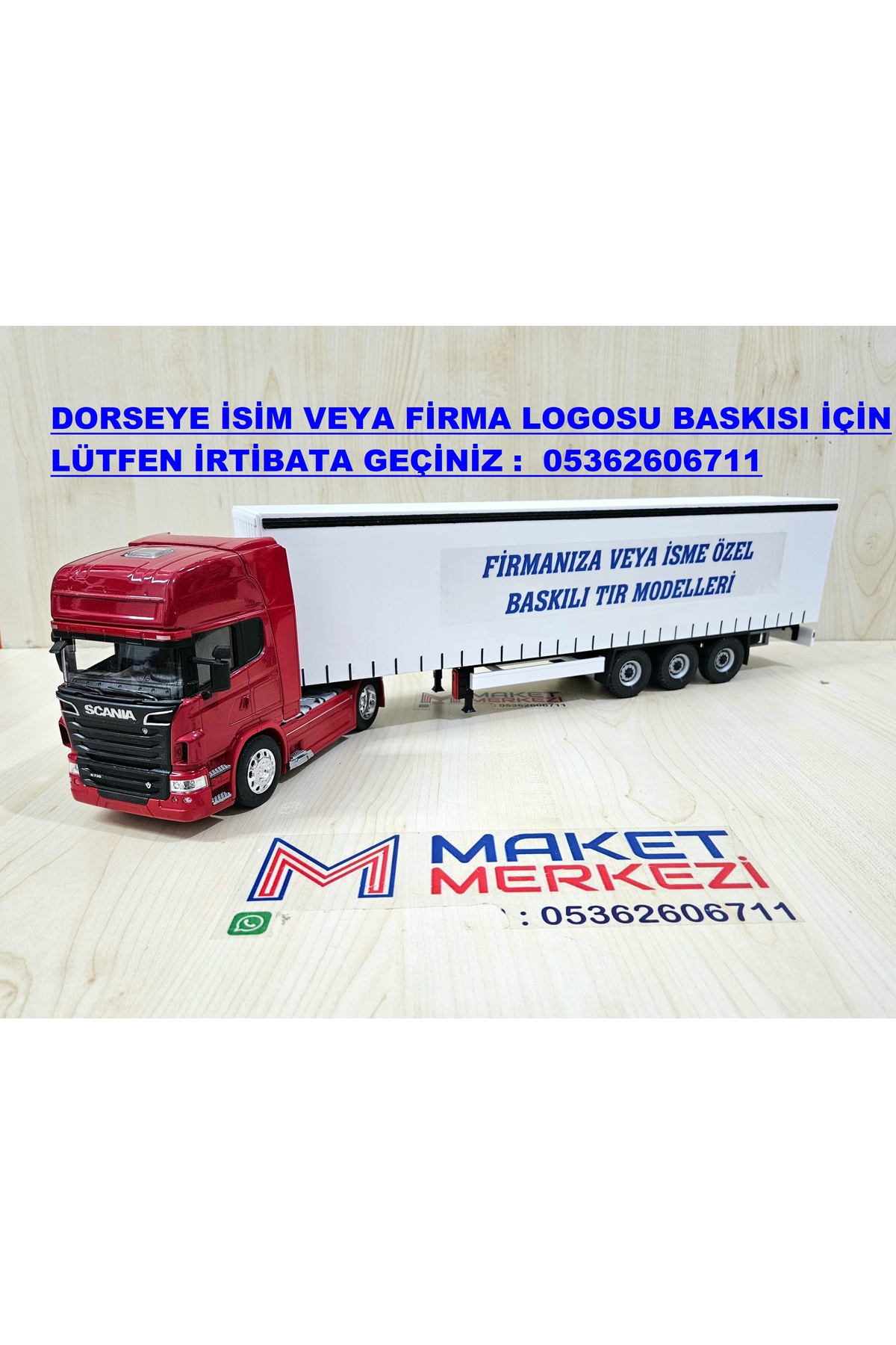 مدل خودرو نیم متر طول 1 32 SCANIA R730 TILT TRUCK MODEL نام نوشته شده قرمز اورجینال WELLY