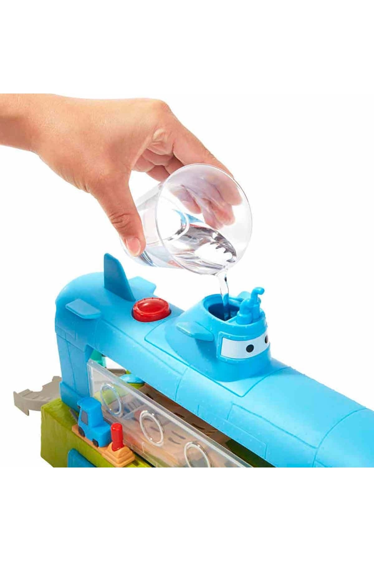 ماشین اسباب بازی مجموعه شستشوی اتومبیل نهنگ HGV70 هات ویلز اورجینال HOT WHEELS