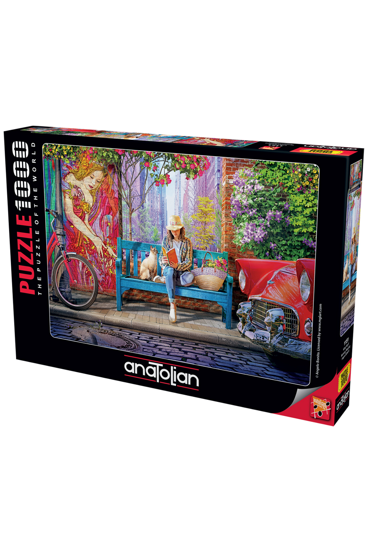 پازل اره منبت کاری مویی 1000 تکه کتاب شادی 1151 Anatolian Puzzle