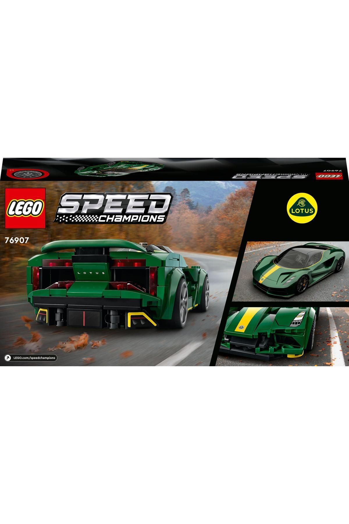 LEGO مجموعه ساخت لوتوس اویجا 76907 اسباب بازی سازی سرعت قهرمانان، 247 تکه 8 سال به بالا