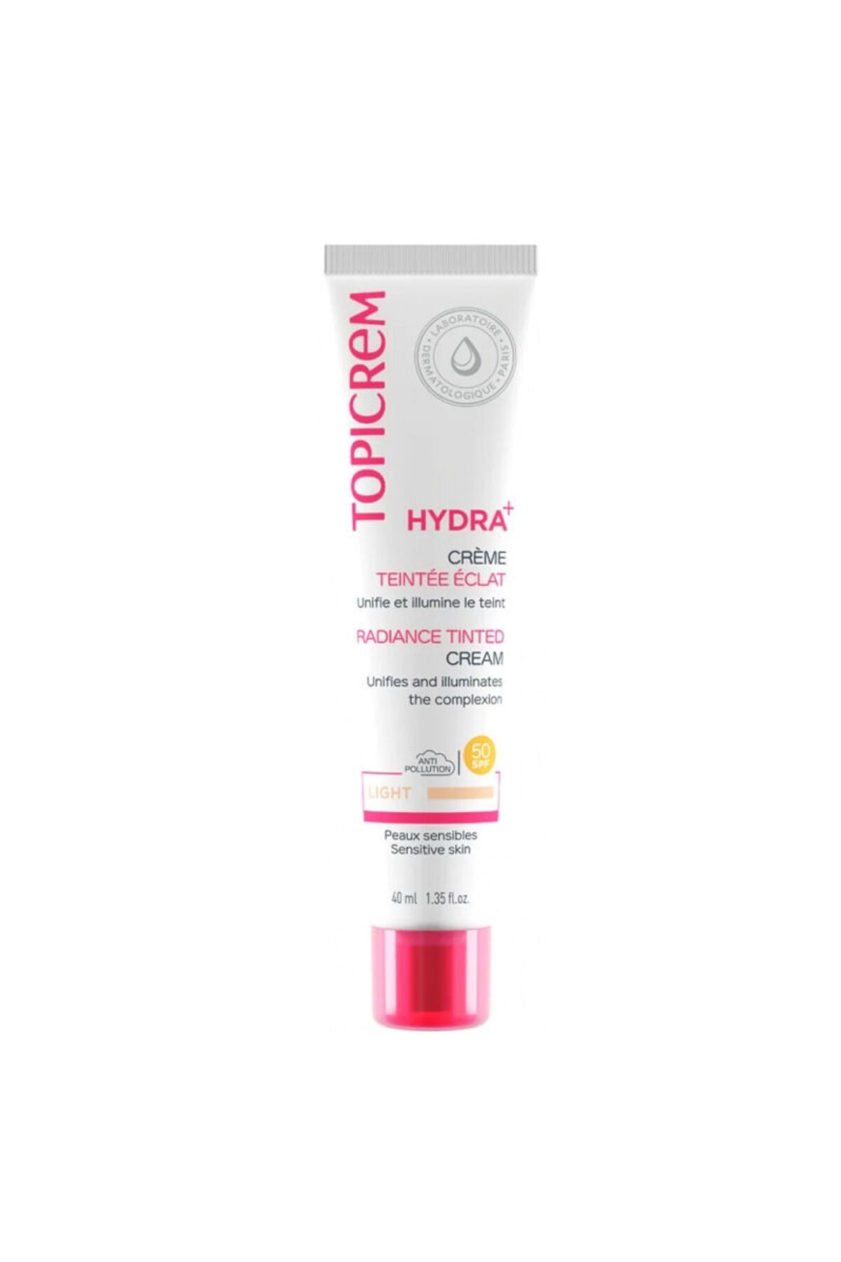 کرم صورت رنگی HYDRA LIGHT RADIANCE 40 ML Topicrem