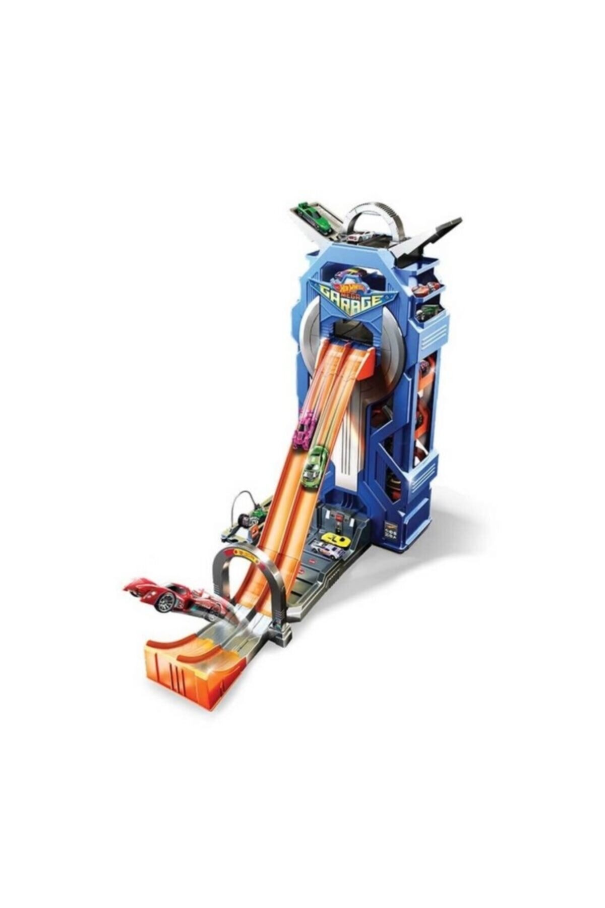 ماشین اسباب بازی HOTWHEELS MEGA GARAGE TOWER RACE هات ویلز اورجینال HOT WHEELS