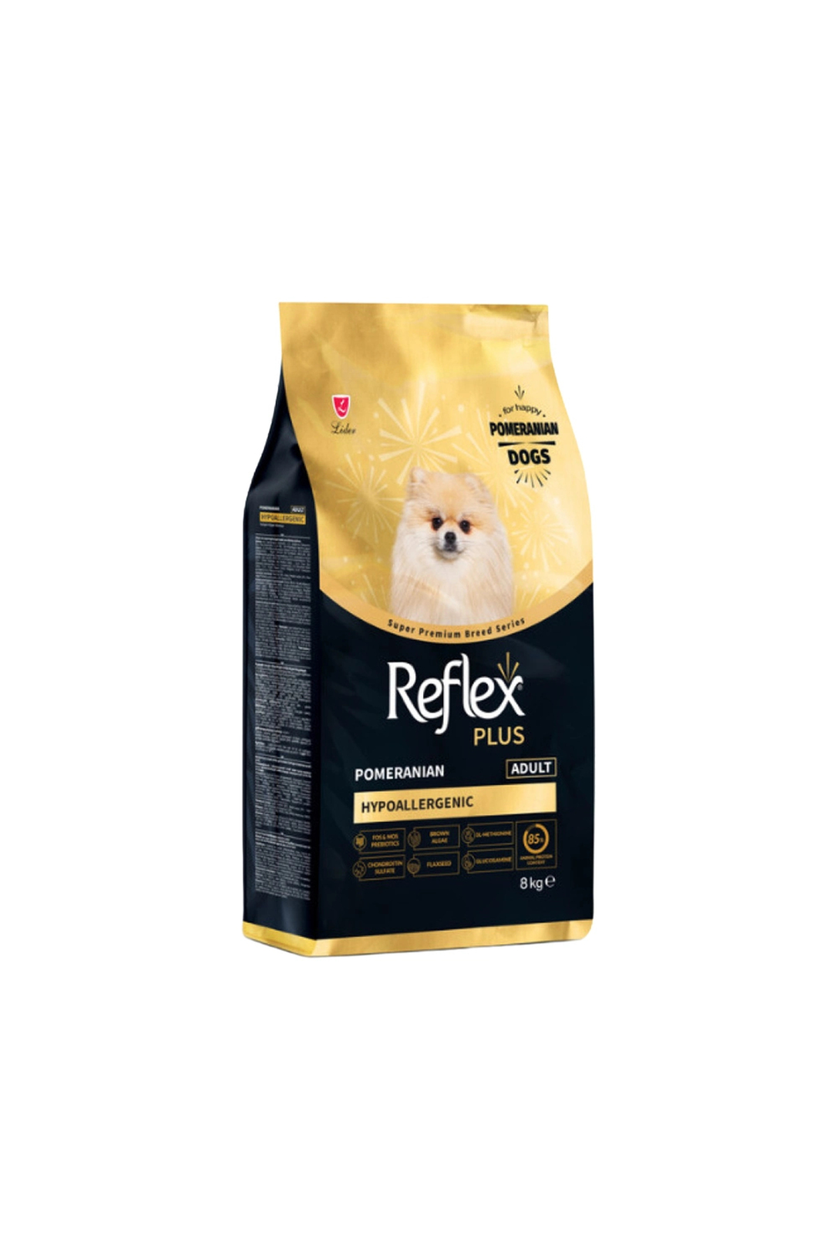 غذای خشک سگ بالغ پامرانین سوگی‌پت sevgipet RFLX Plus هیپوآلرژنیک ۸ کیلوگرمی