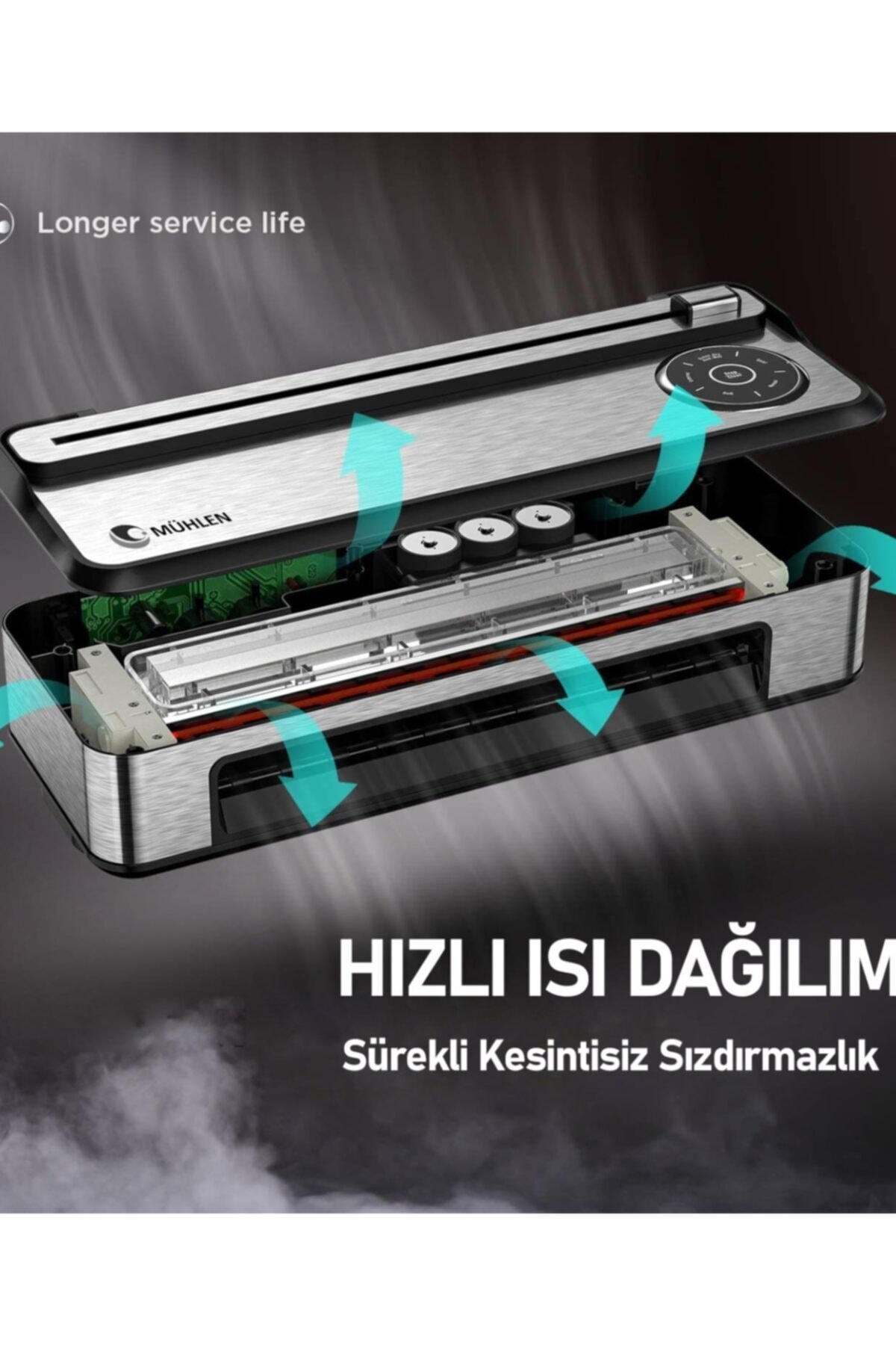 دستگاه وکیوم جاروبرقی تمام اتوماتیک رباتیک خانگی V77 اورجینال Mühlen