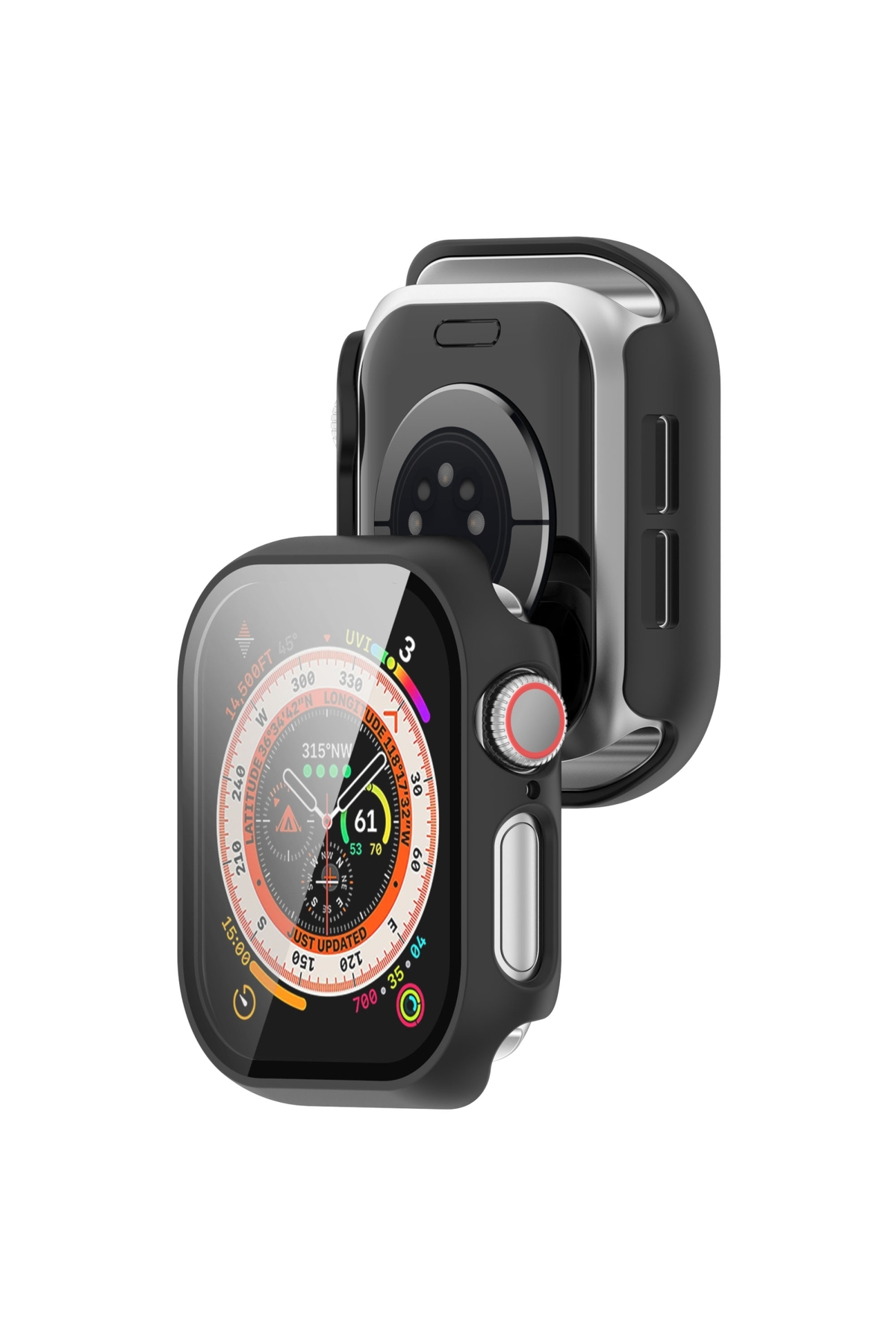 محافظ صفحه ساعت هوشمند APPLE مچی SERIES 10 11 CASE 42MM AND SCREEN PROTECTOR 360 PROTECTION COVER فیبکس Fibaks