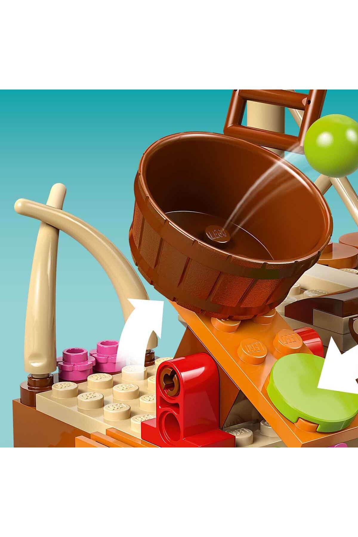 لگو DISNEY MOANA 2 KAKAMORA SHIP 43258 شامل سینه خزانه داری برای کودکان 7 ساله بالاتر اورجینال LEGO
