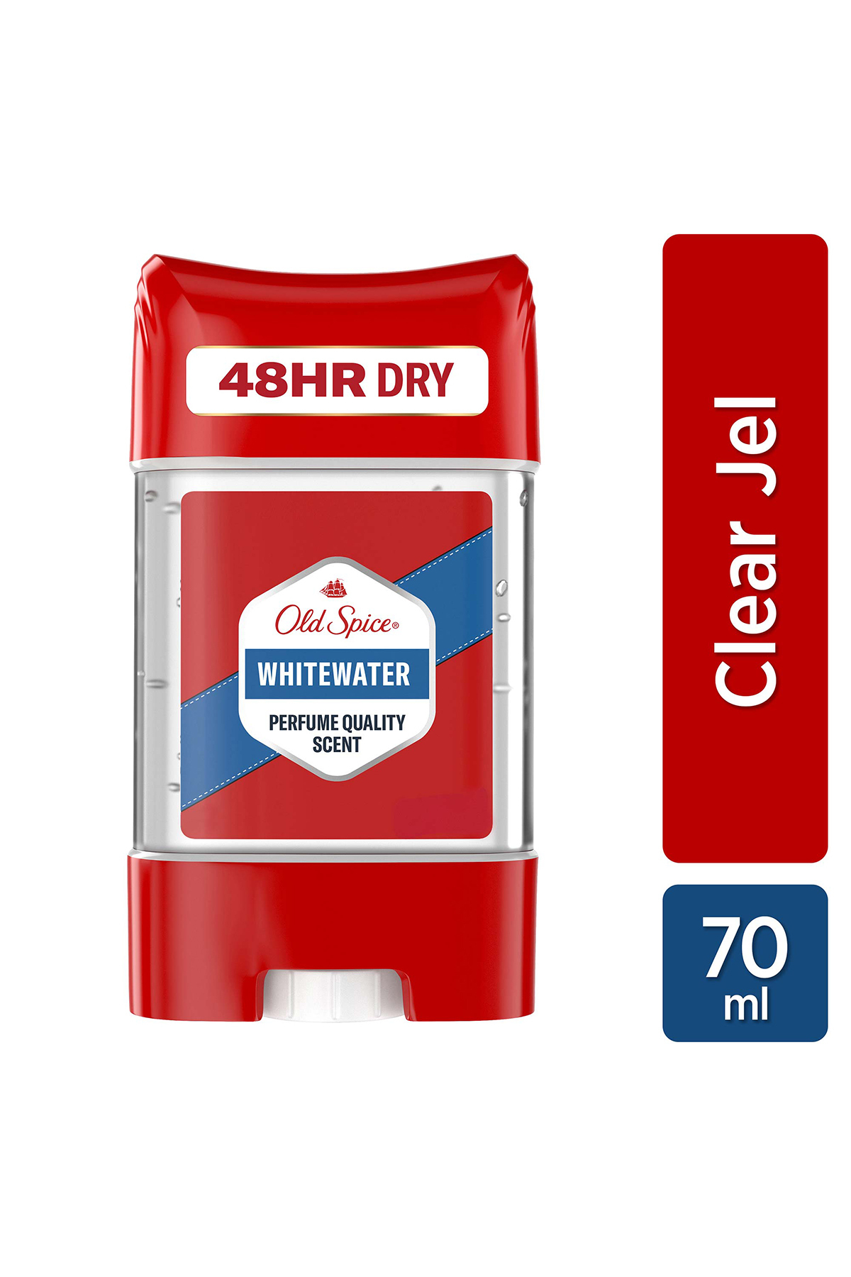 دئودورانت ژل شفاف مردانه 70 میلی لیتر وایت واتر اولد اسپایس Old Spice