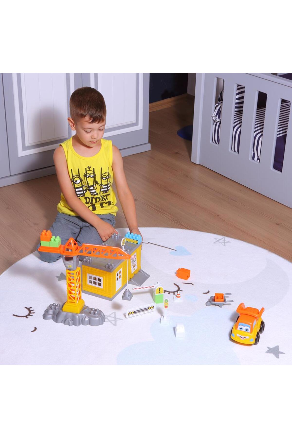 لگو و اسباب بازی های ساخت محور بلوک ساختمانی جرثقیل 44 قطعه از ترکیه Ogi Mogi Toys